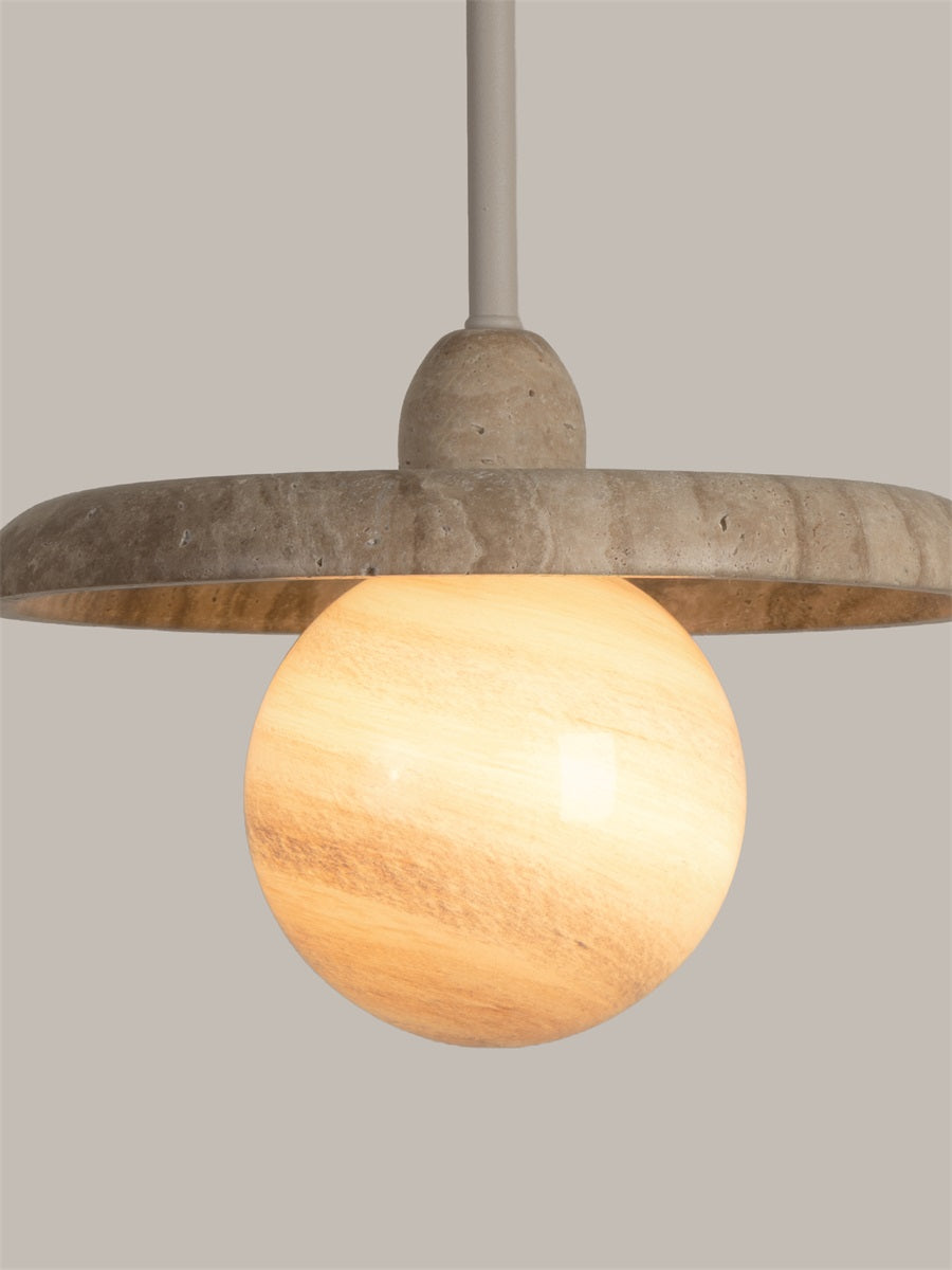 Tivoli dia.25 x h 16cm disc, Sand, loftlampe