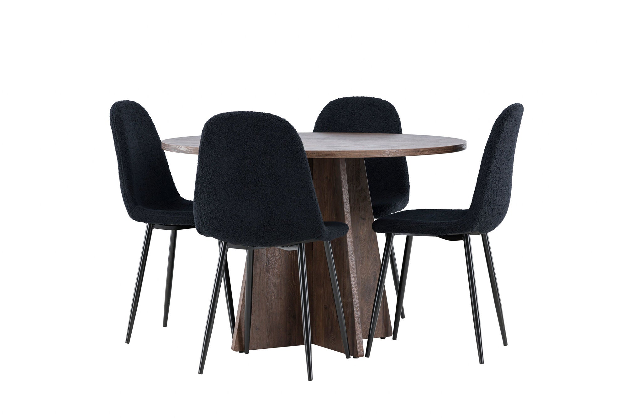 Venture Home Bootcut spisebord with Polar Spisebordsstol
