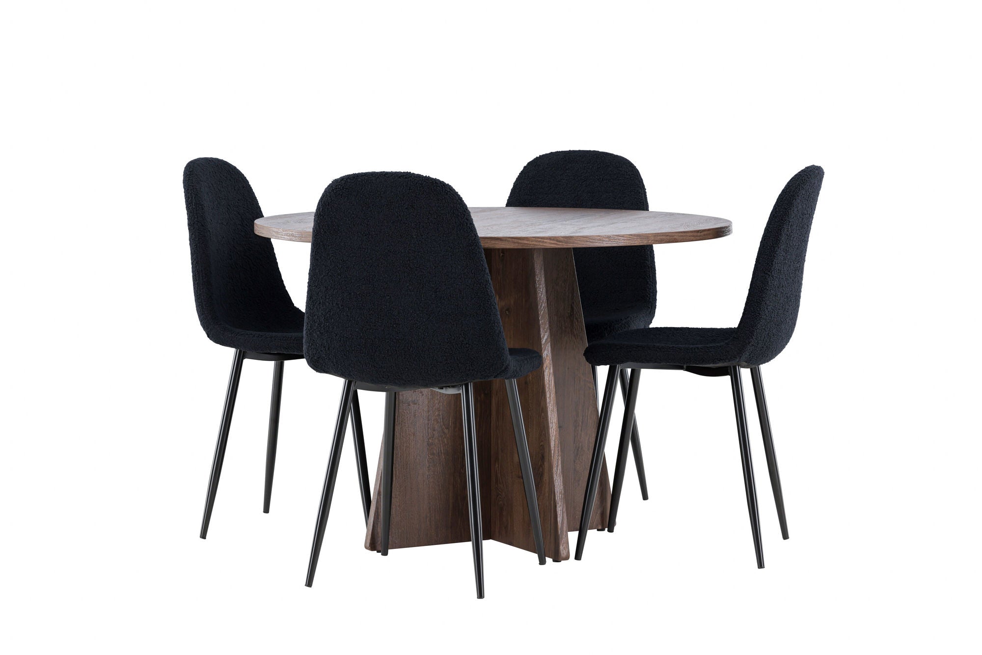 Venture Home Bootcut spisebord with Polar Spisebordsstol
