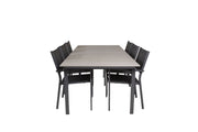 Venture Home Levels bord 229/310 - Black/Grey - Copacabana Stacking stol - Black/Black 6