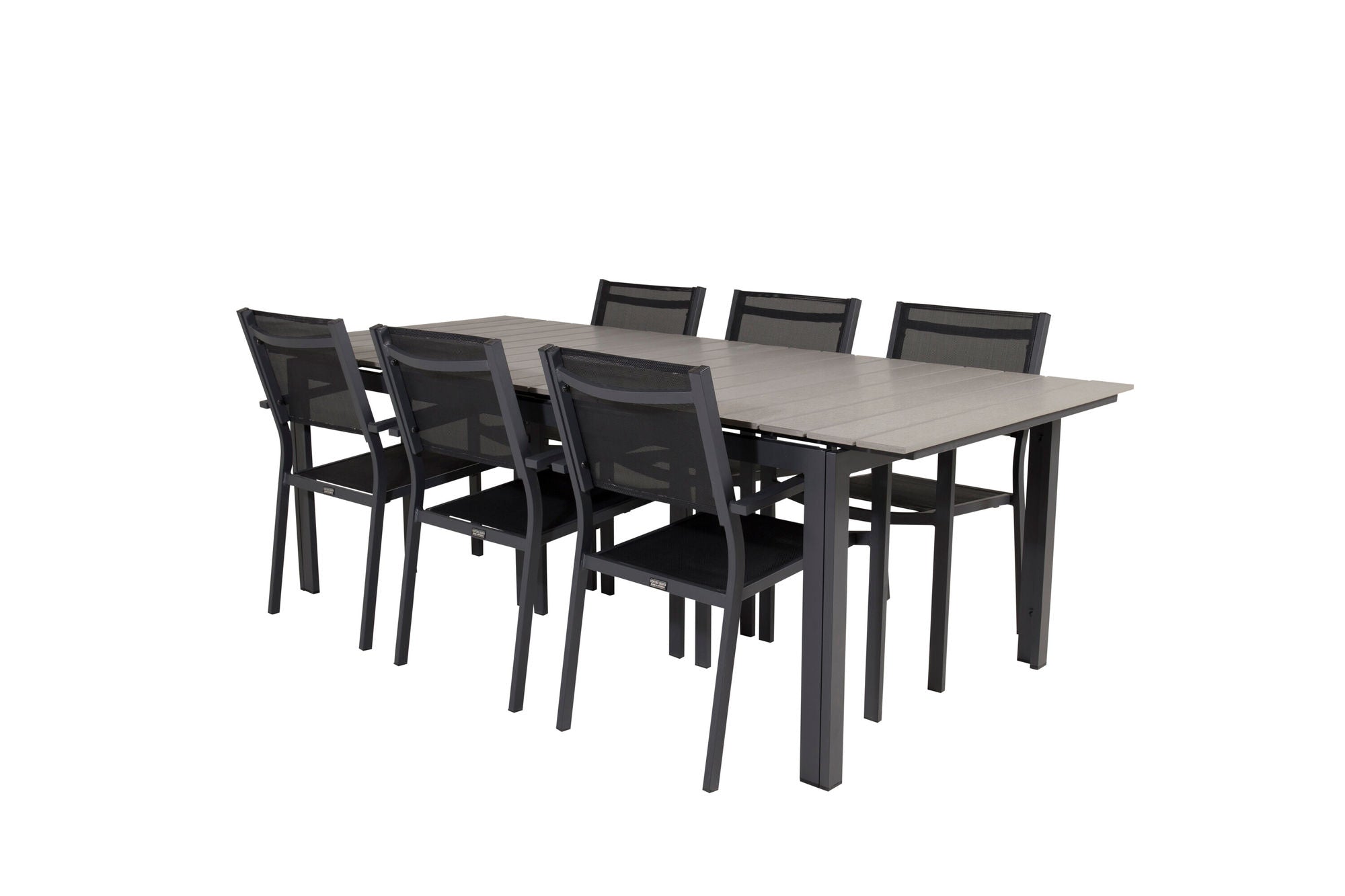 Venture Home Levels bord 229/310 - Black/Grey - Copacabana Stacking stol - Black/Black 6