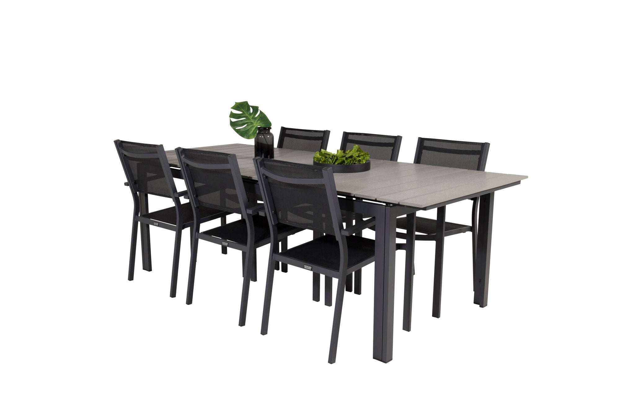 Venture Home Levels bord 229/310 - Black/Grey - Copacabana Stacking stol - Black/Black 6