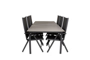 Venture Home Levels bord 229/310 - Black/Grey - Break 5:pos stol - Black/Black 6