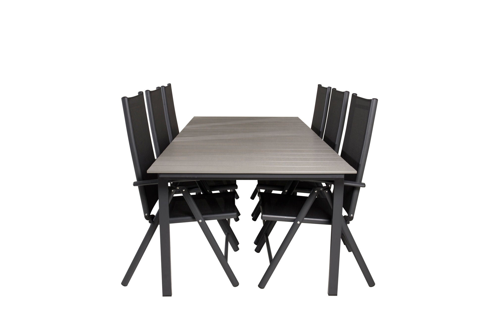 Venture Home Levels bord 229/310 - Black/Grey - Break 5:pos stol - Black/Black 6