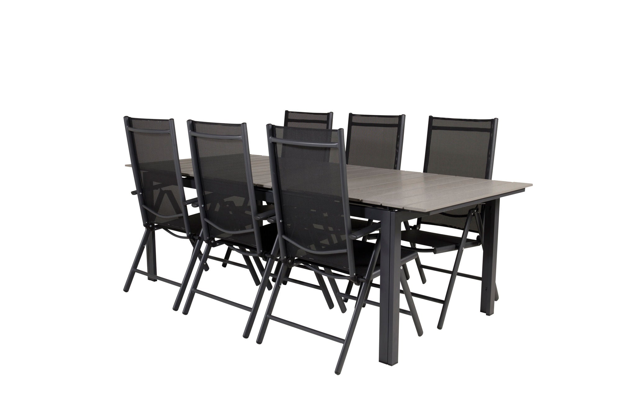 Venture Home Levels bord 229/310 - Black/Grey - Break 5:pos stol - Black/Black 6
