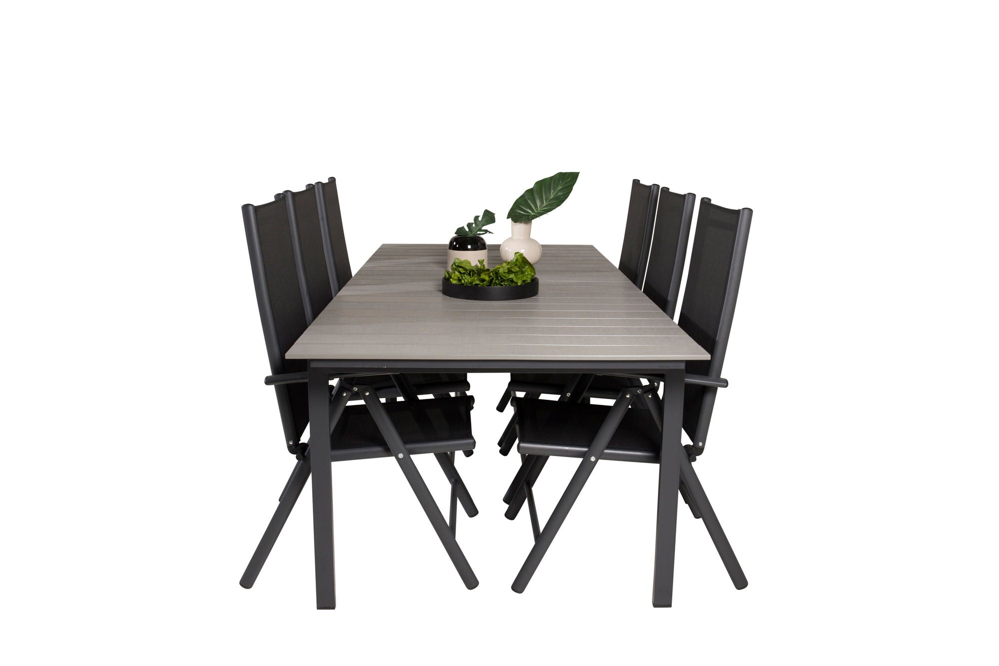 Venture Home Levels bord 229/310 - Black/Grey - Break 5:pos stol - Black/Black 6
