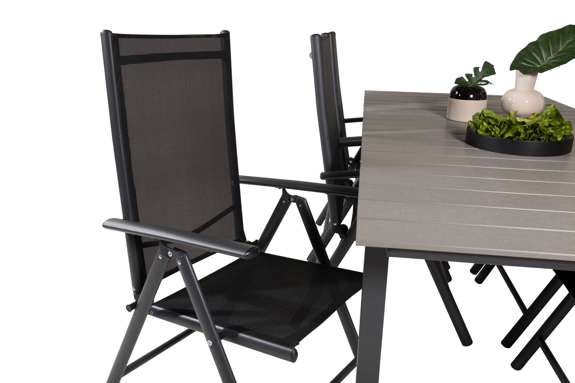 Venture Home Levels bord 229/310 - Black/Grey - Break 5:pos stol - Black/Black 6