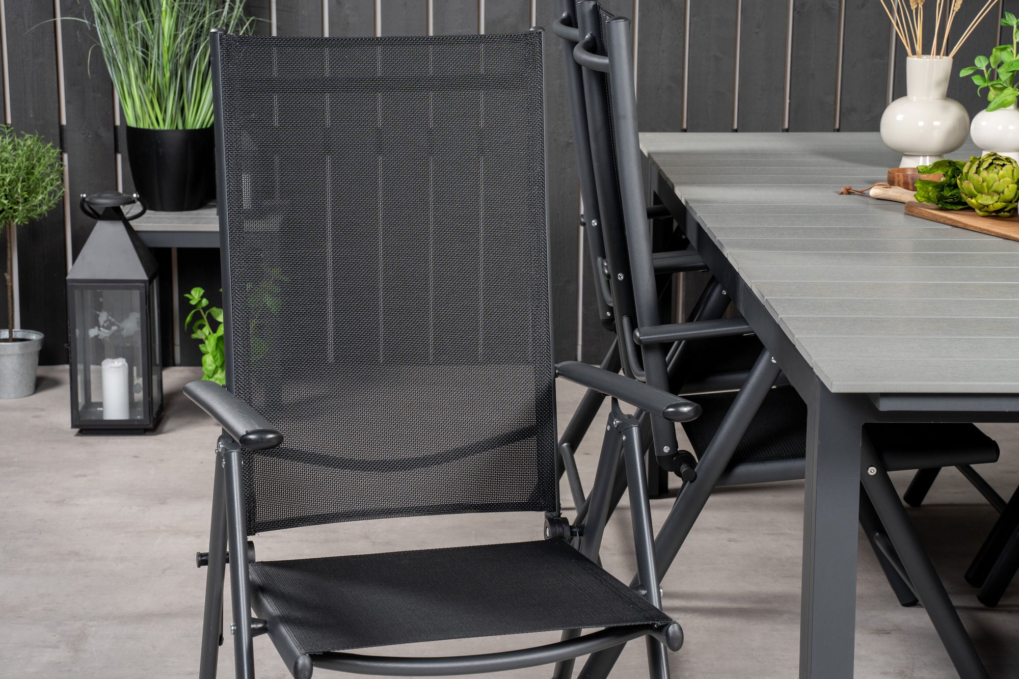 Venture Home Levels bord 229/310 - Black/Grey - Break 5:pos stol - Black/Black 6