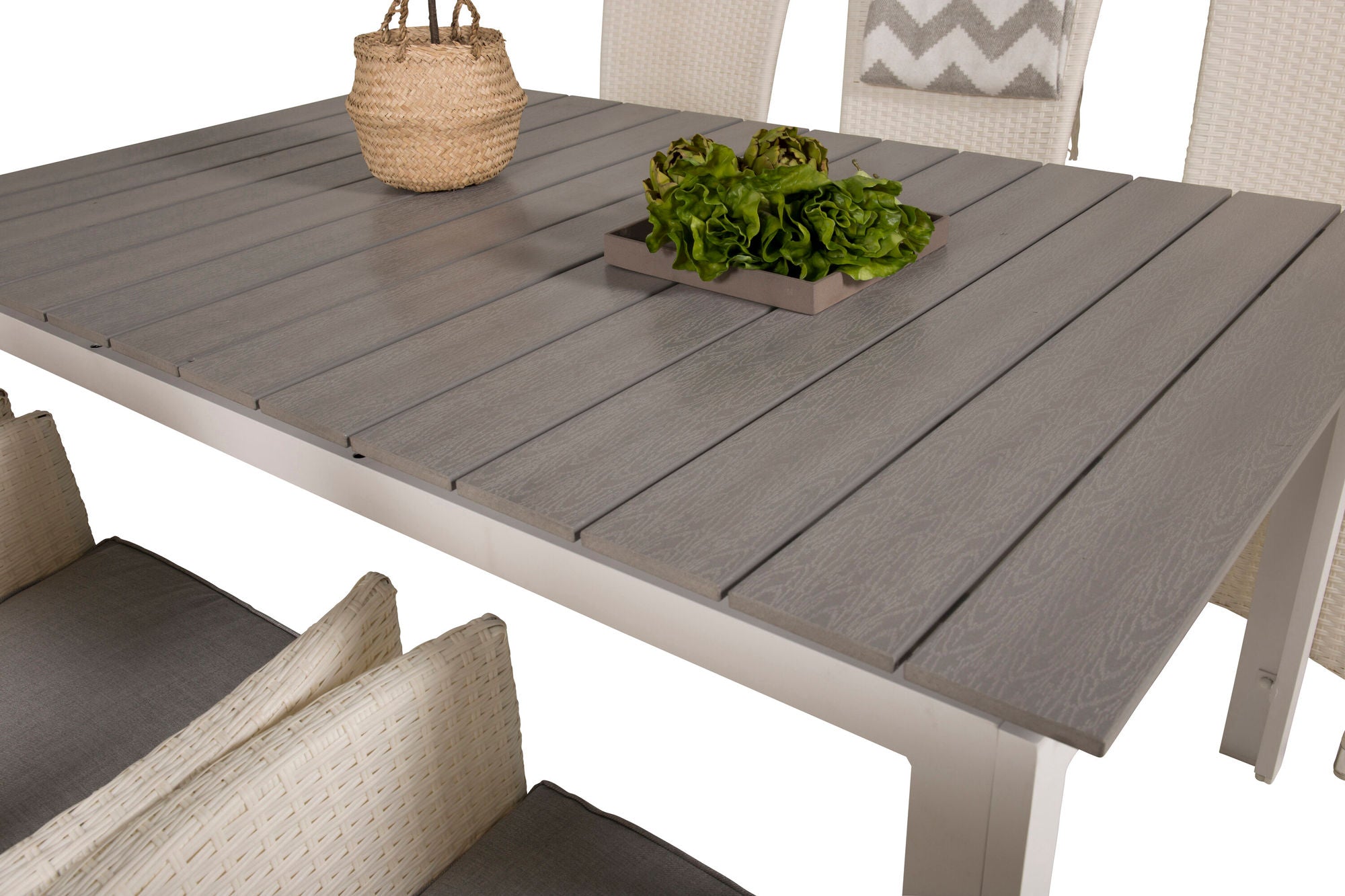 Venture Home Levels bord 160/240 - White/Grey - Padova stol (Recliner) - White/Grey 6
