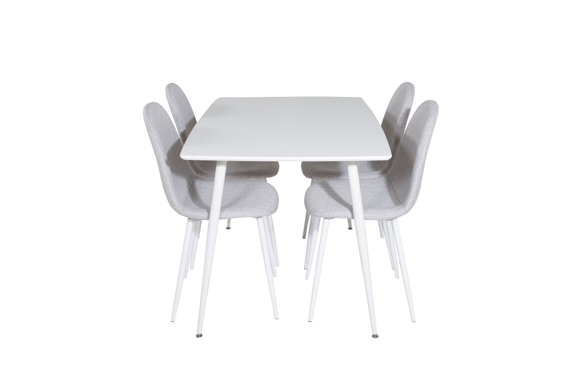Venture Home Polar spisebord 120 cm - White White+Polar Spisebordsstol - White Legs - Light