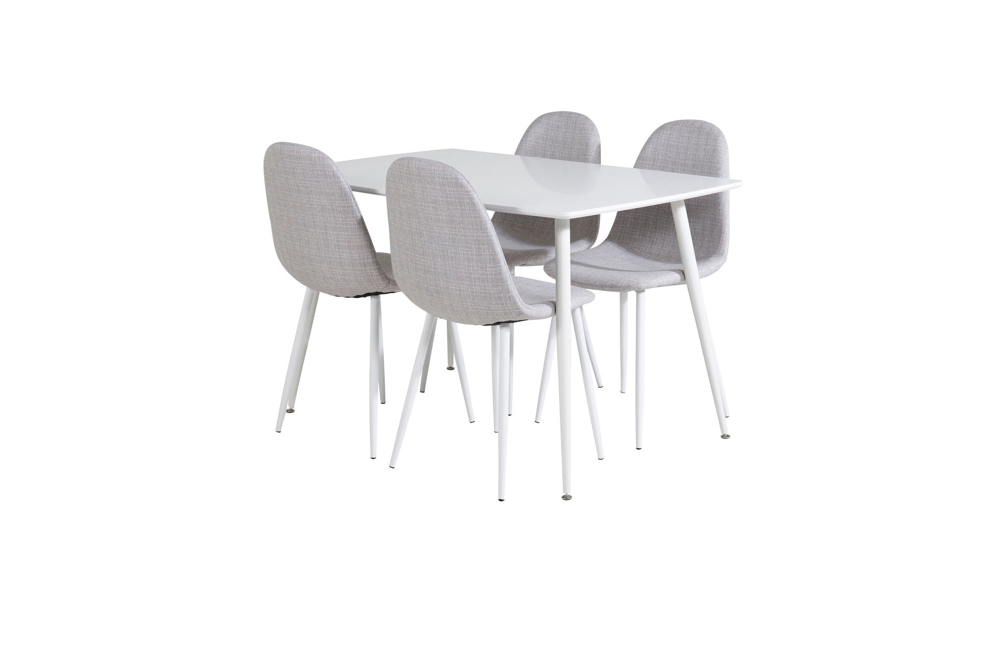 Venture Home Polar spisebord 120 cm - White White+Polar Spisebordsstol - White Legs - Light