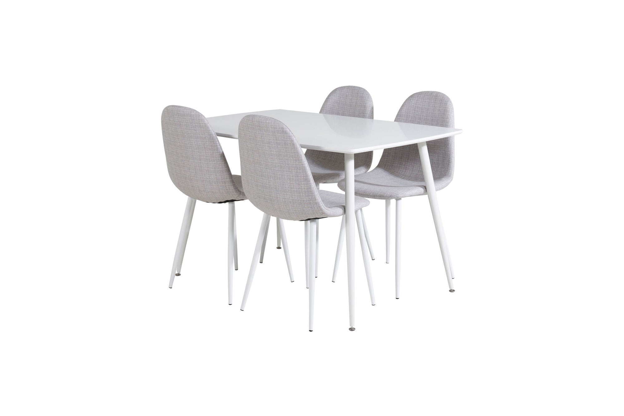Venture Home Polar spisebord 120 cm - White White+Polar Spisebordsstol - White Legs - Light