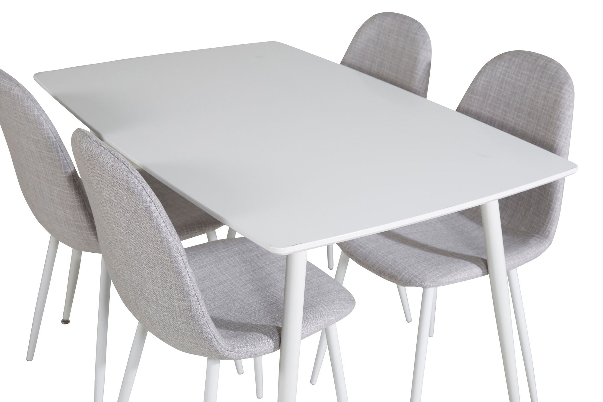 Venture Home Polar spisebord 120 cm - White White+Polar Spisebordsstol - White Legs - Light