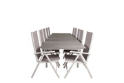 Venture Home Levels bord 229/310 - White/Grey - Break 5:pos stol - White/Grey 10
