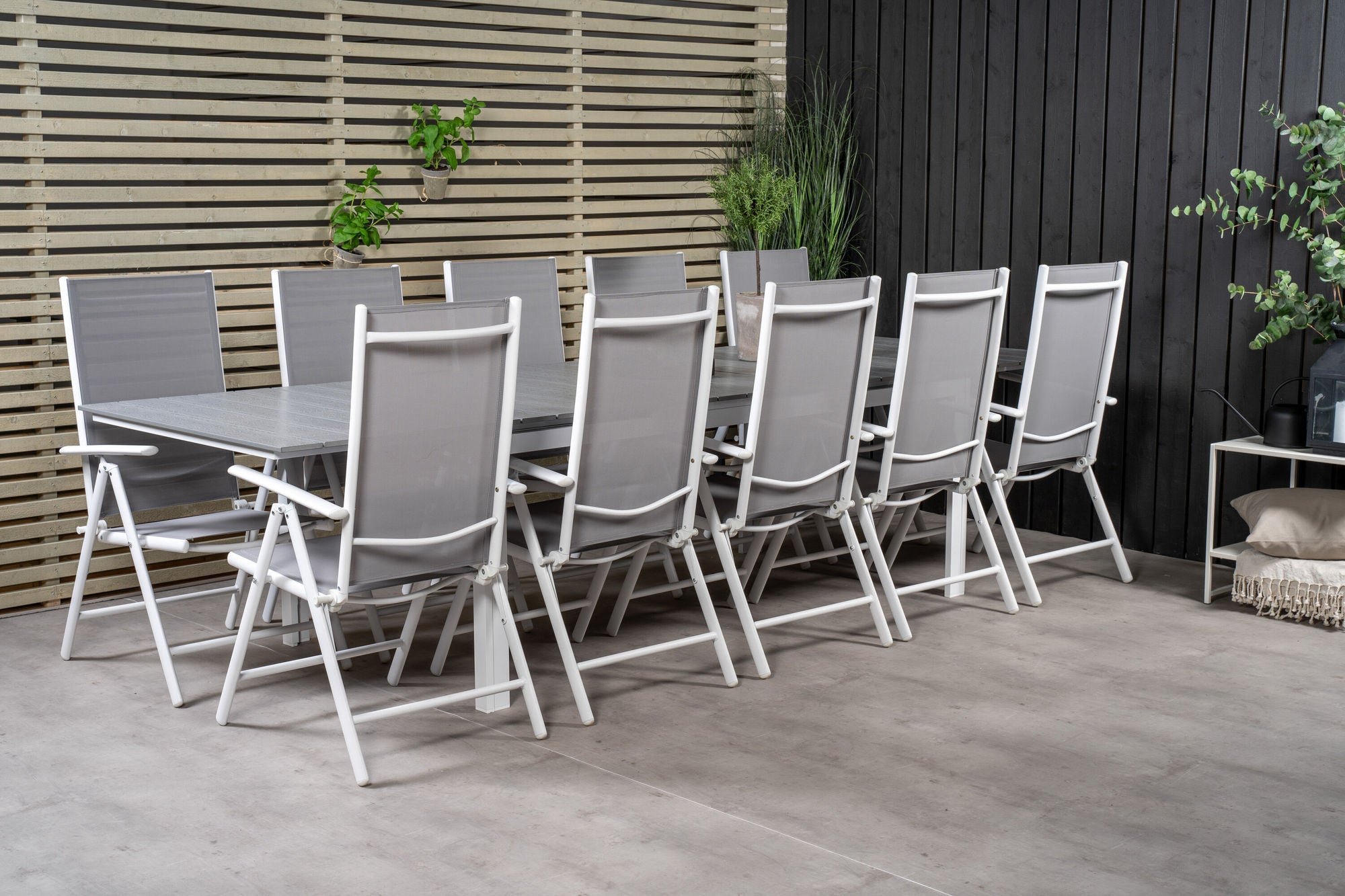 Venture Home Levels bord 229/310 - White/Grey - Break 5:pos stol - White/Grey 10