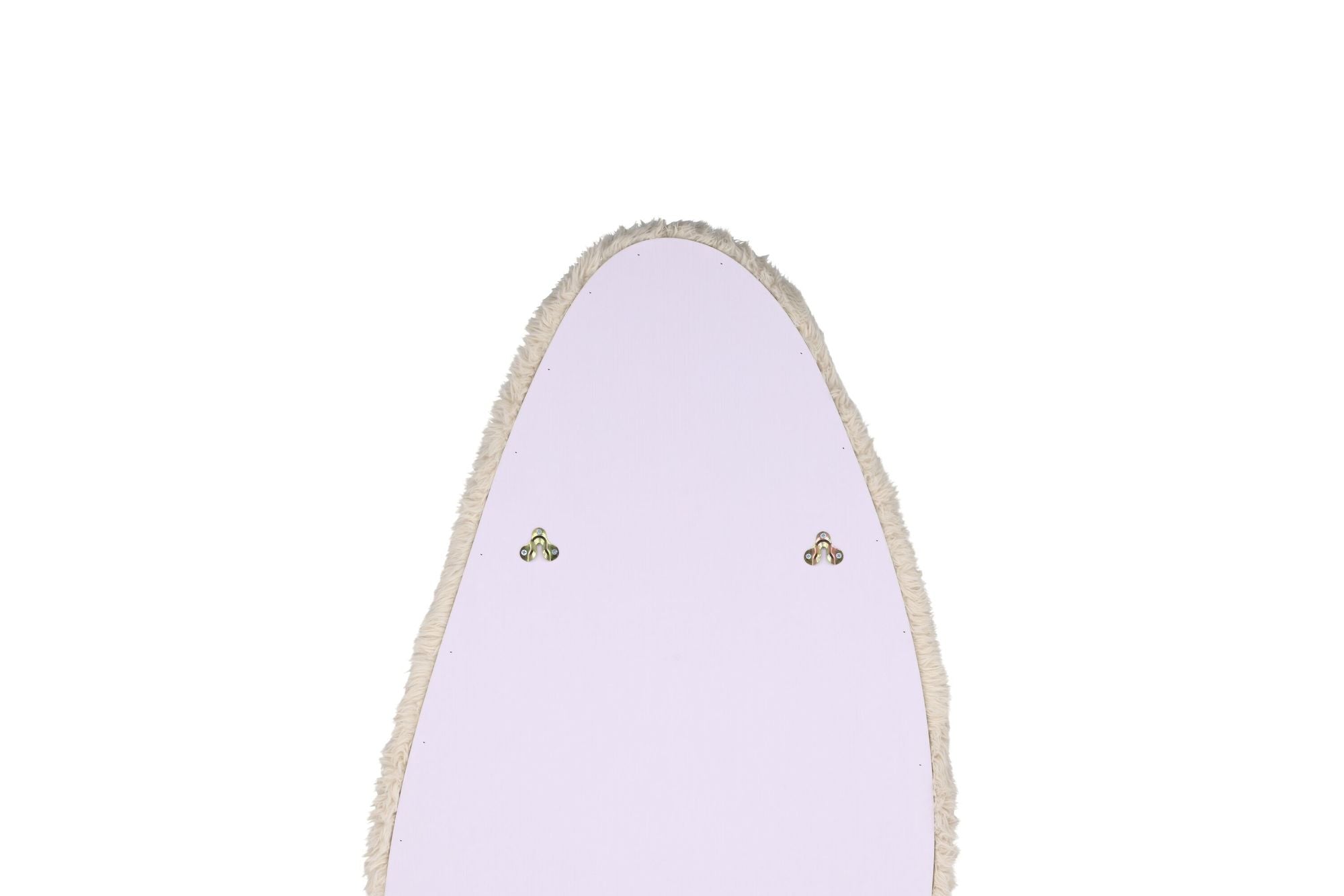 Venture Home Mirza spejl - 193*67cm - Beige Fake Fur / Glass
