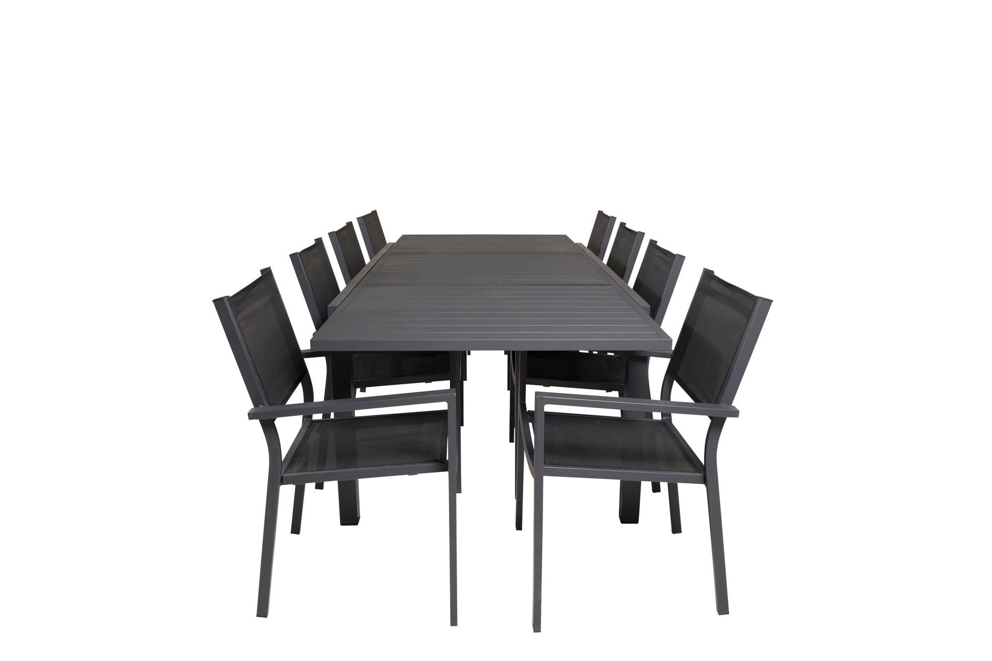 Venture Home Marbella bord 160/240 - Black/Black - Copacabana Stacking stol - Black/Black 8