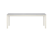 Venture Home Lino spisebord 220x100x74 cm - Beige Aluminium / Ceramic Glass