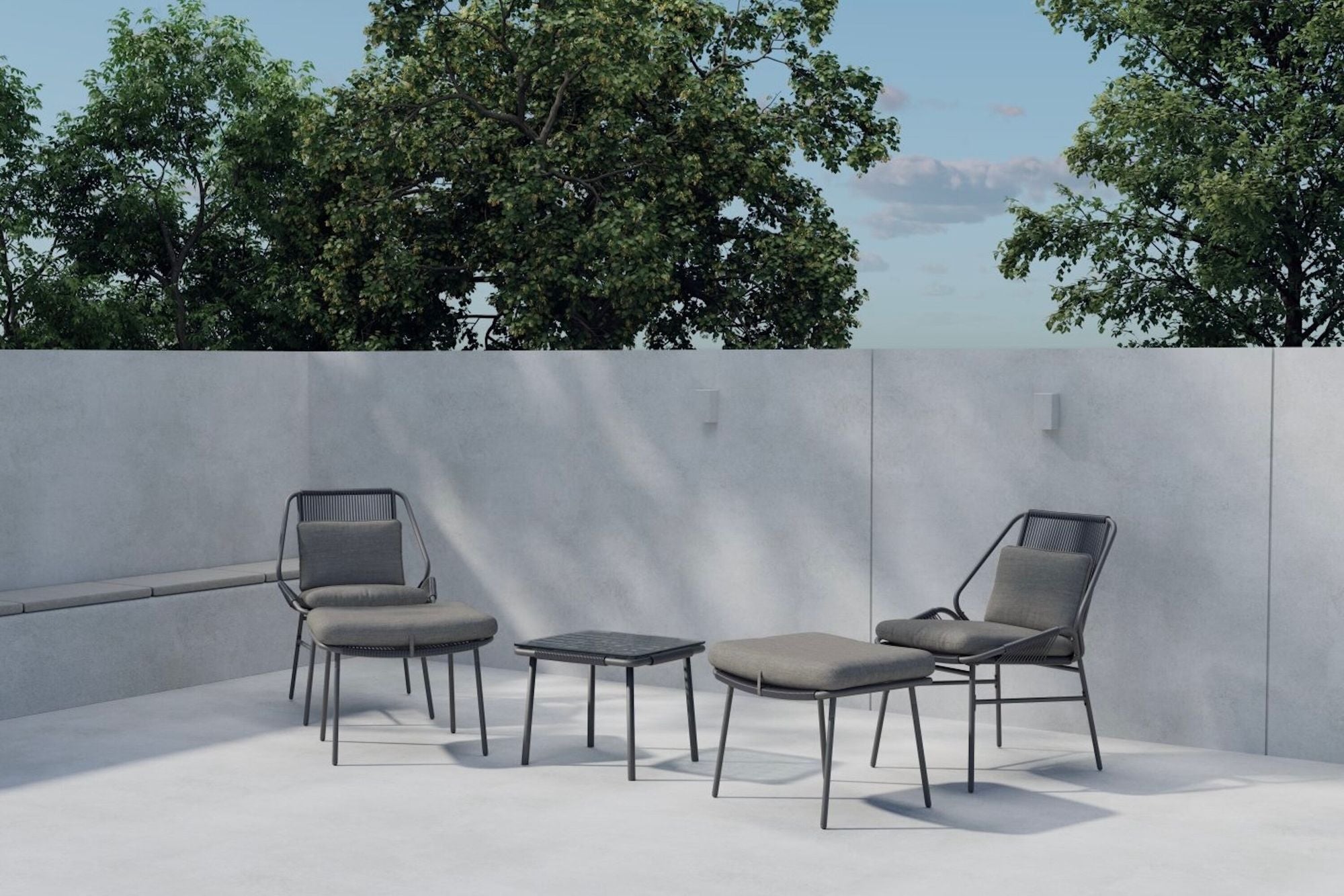 Venture Home Zakynthos Lounge Set - Brown / Brown