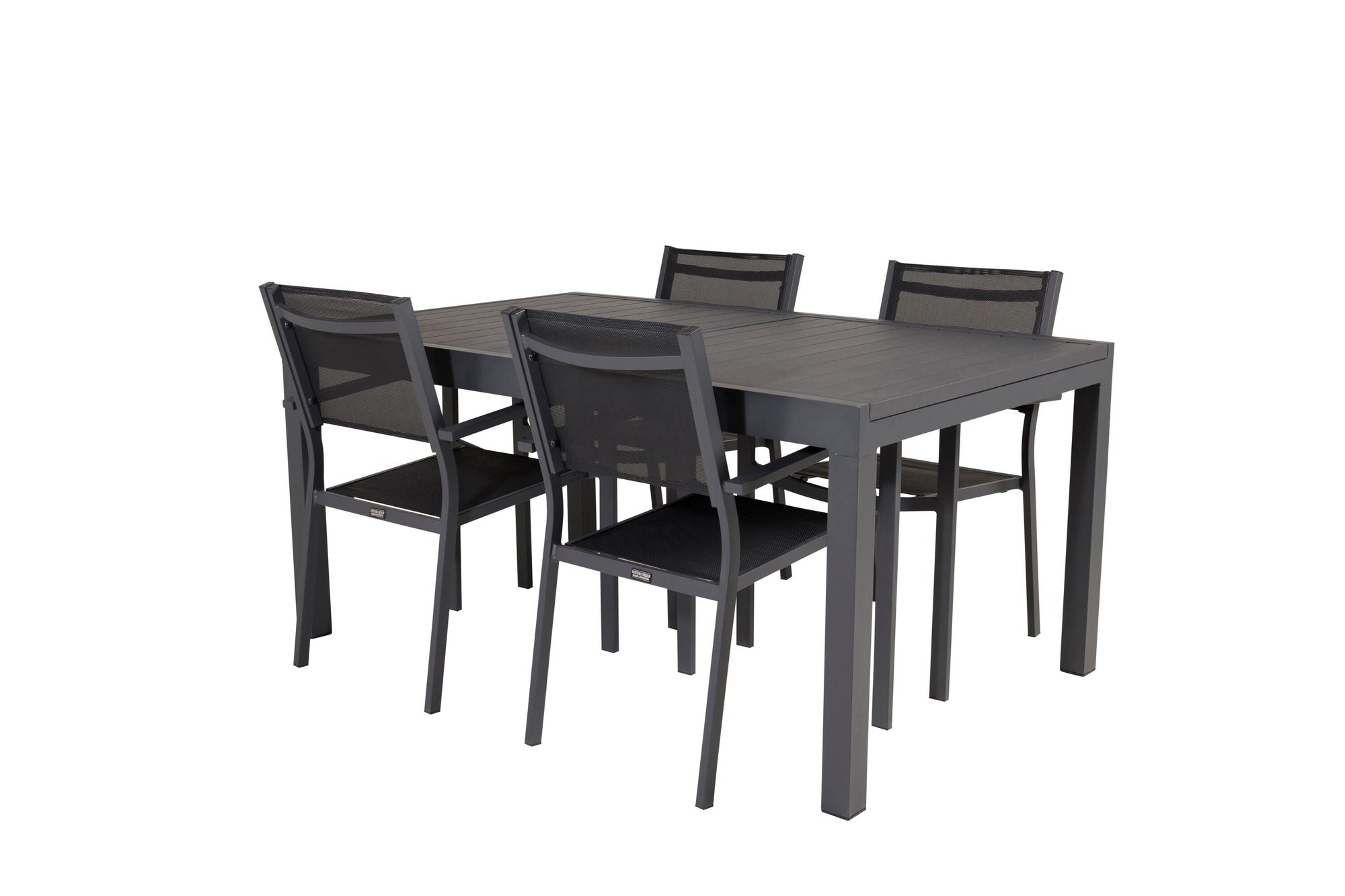 Venture Home Marbella bord 160/240 - Black/Black - Copacabana Stacking stol - Black/Black 4