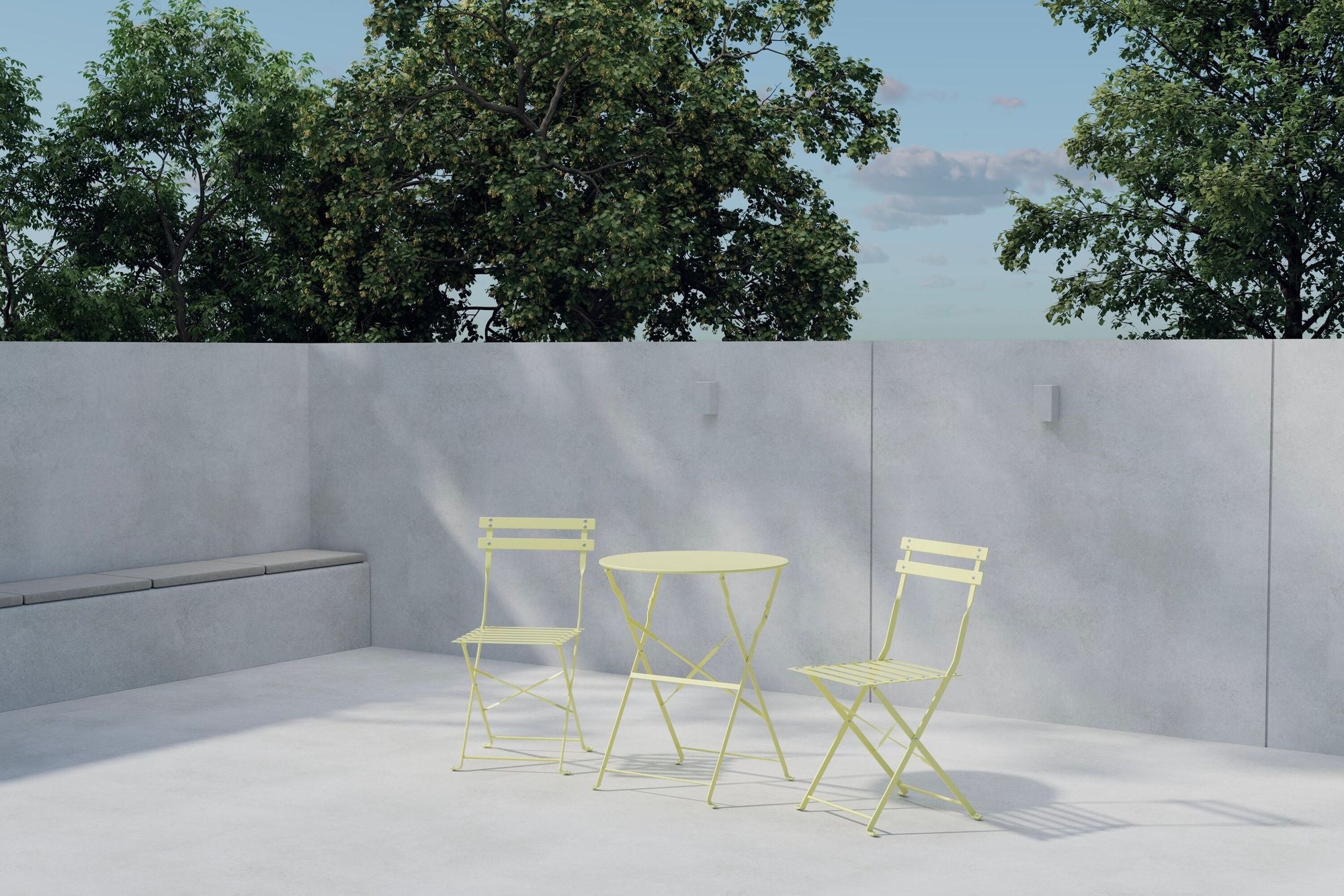 Venture Home Tao Cafe Set - Light Yellow