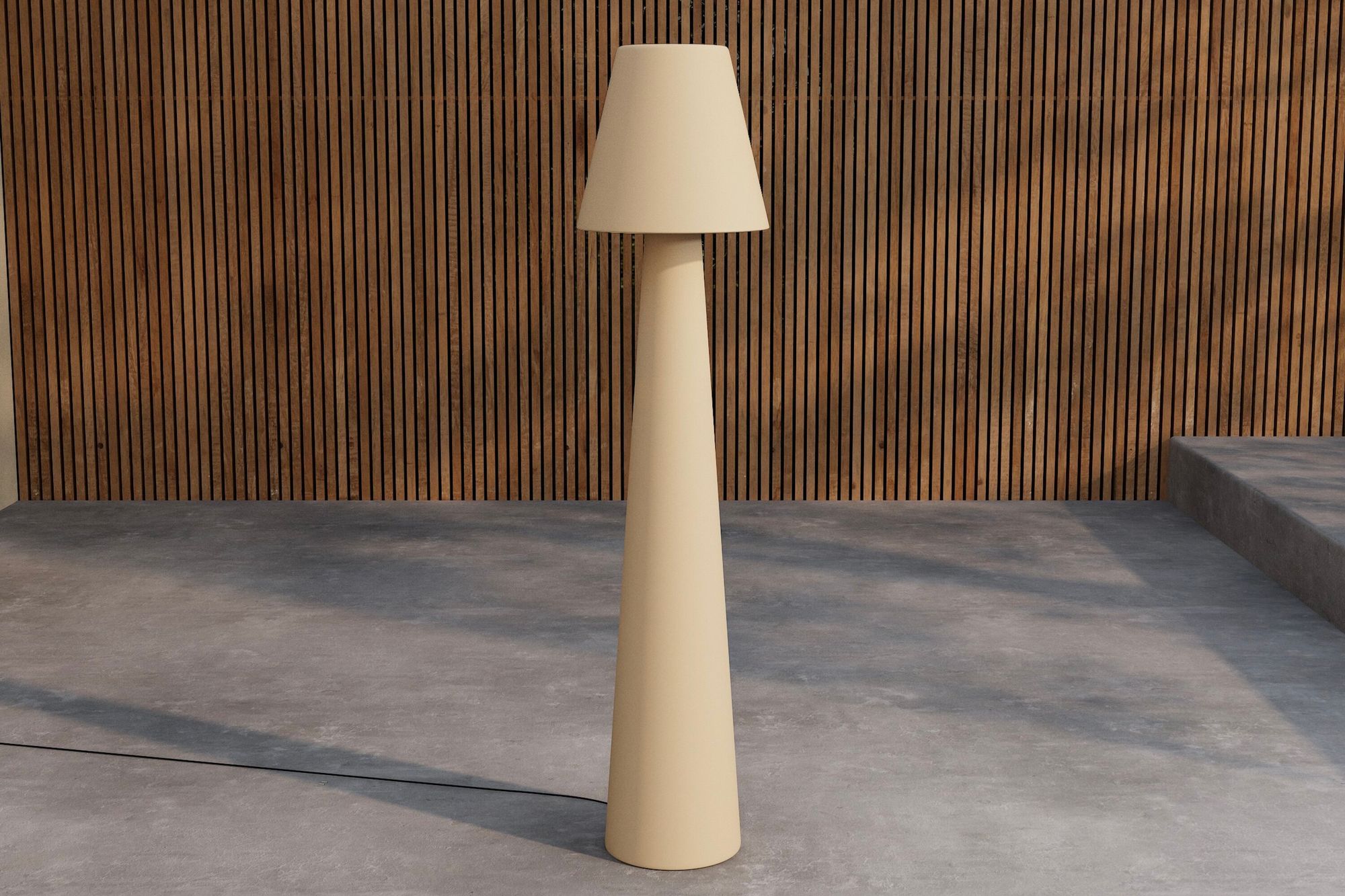 Venture Home Stratford Floor lampe - ø34*150cm - Beige/ Beige