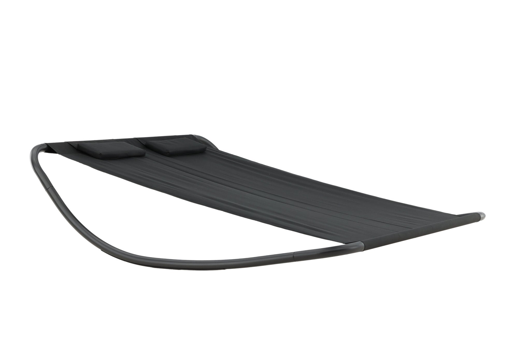 Venture Home Gordo Double Rocking Bed - Black Frame / Black Fabric