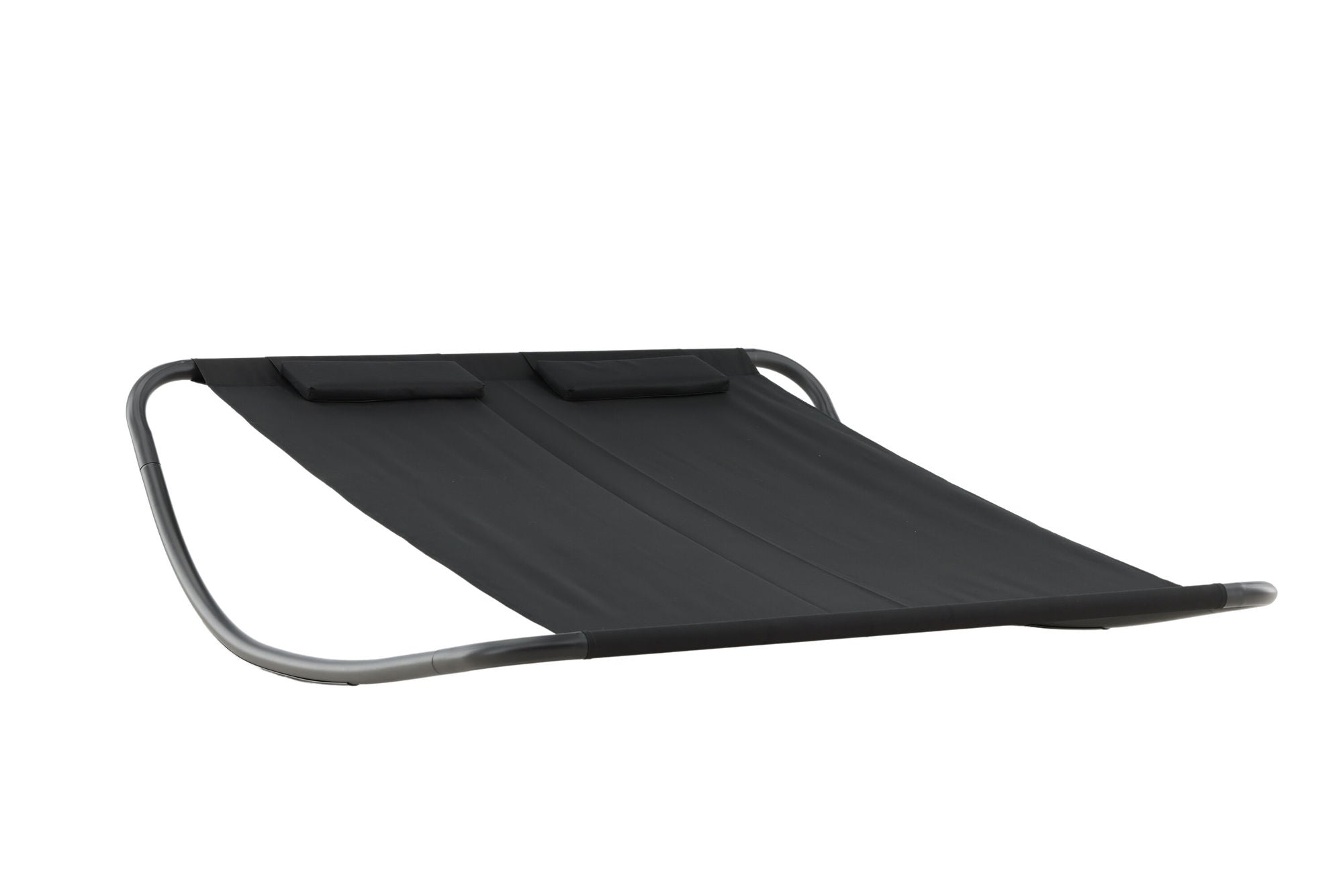 Venture Home Gordo Double Rocking Bed - Black Frame / Black Fabric