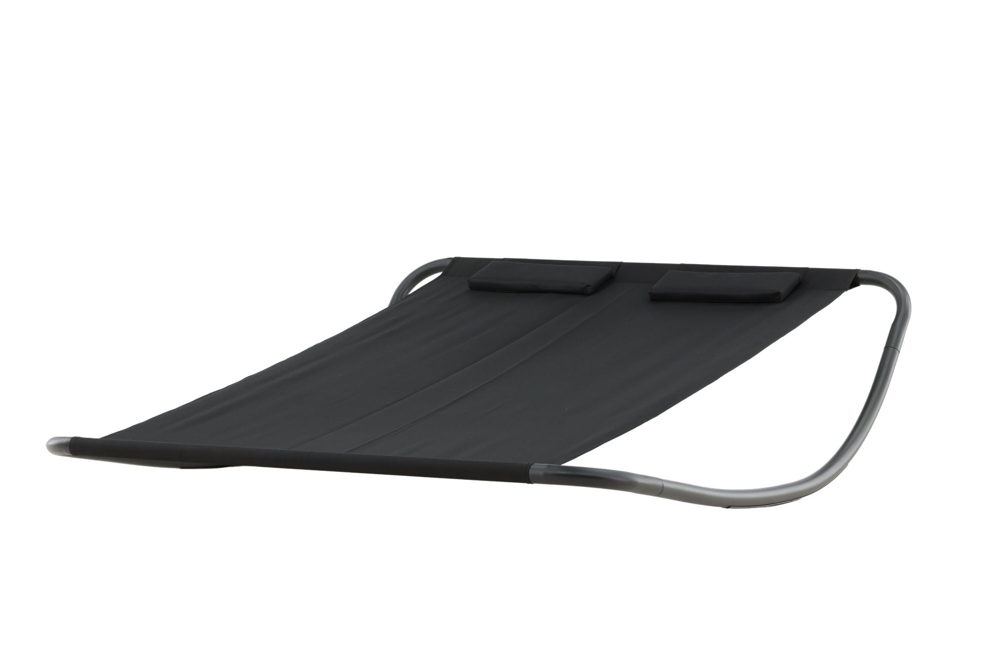 Venture Home Gordo Double Rocking Bed - Black Frame / Black Fabric