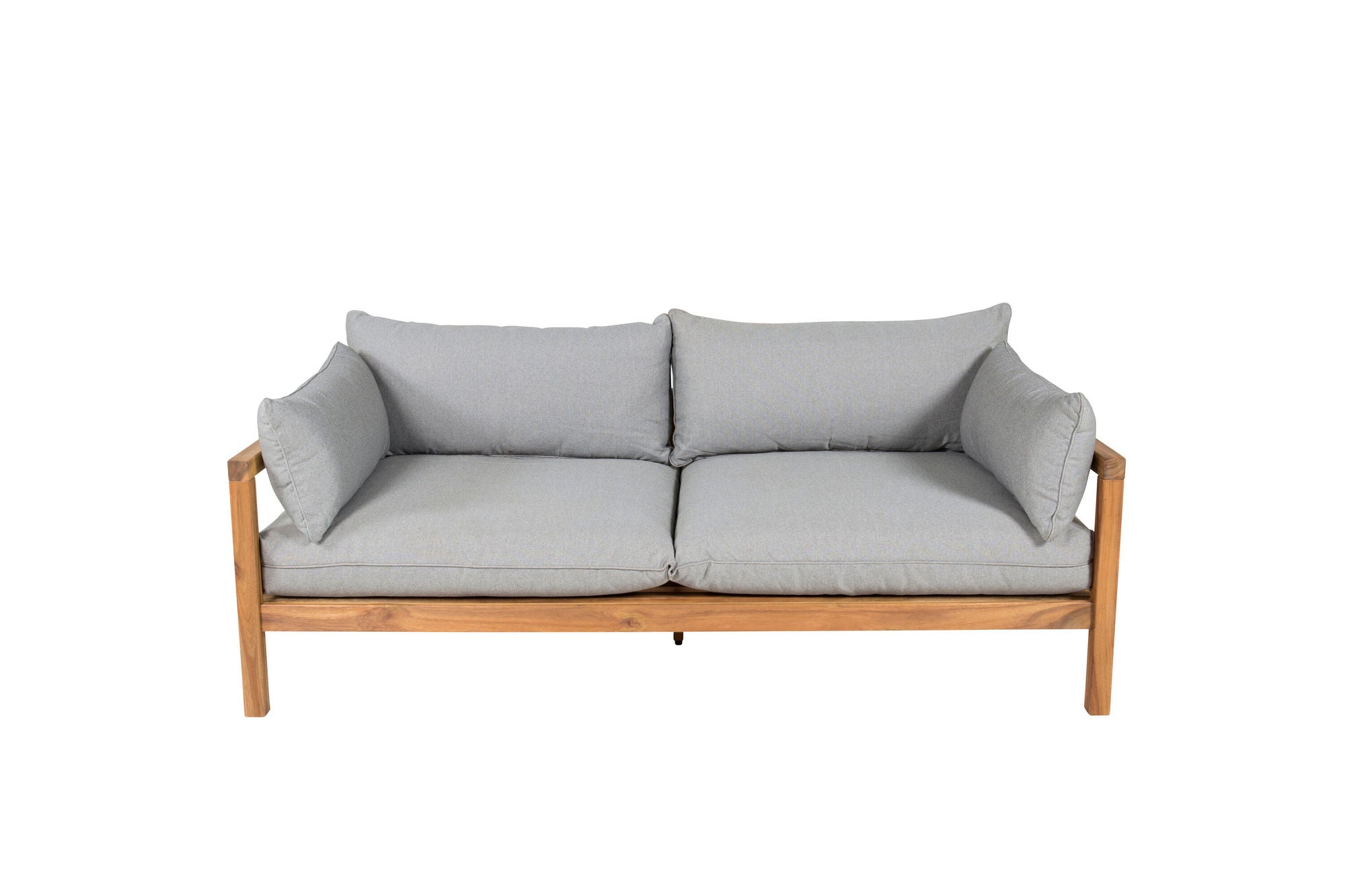Venture Home Marion Double Sofa bænk - Grey Fabric / Acacia