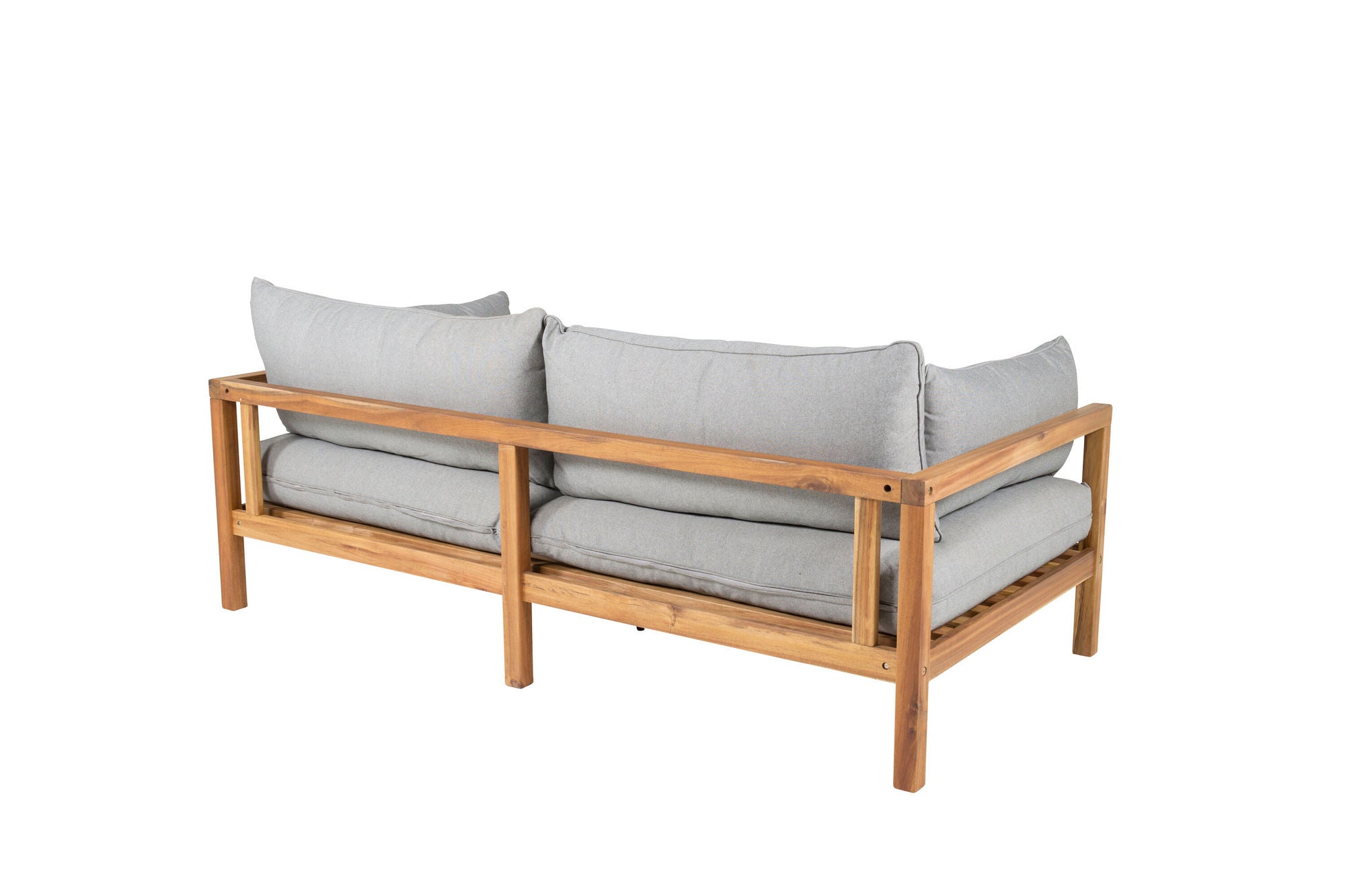 Venture Home Marion Double Sofa bænk - Grey Fabric / Acacia