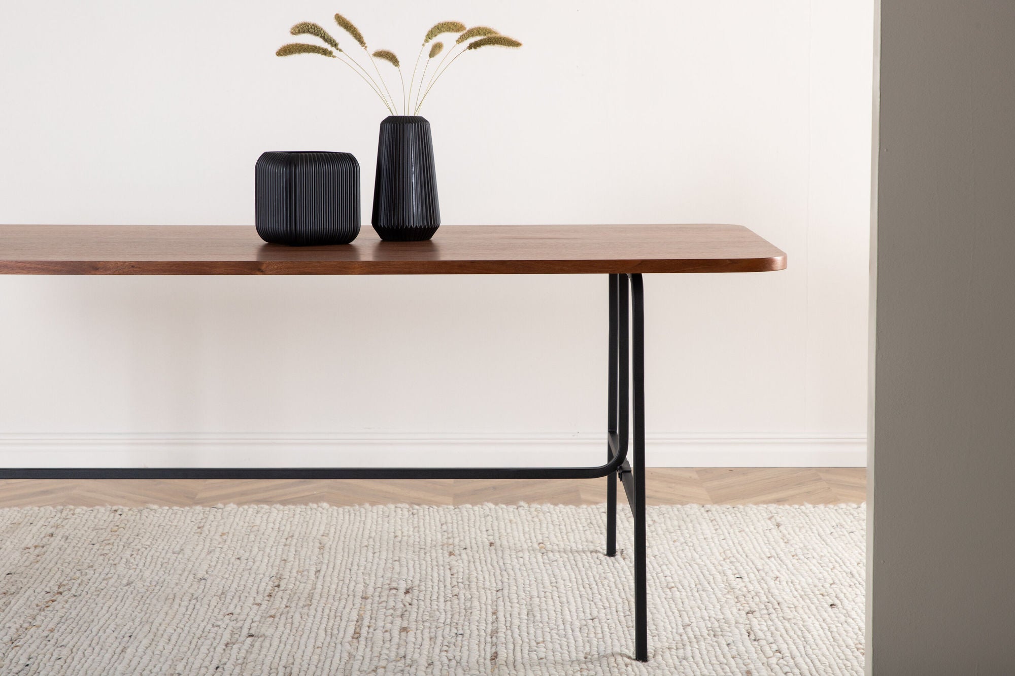Venture Home Uno spisebord - Black / Walnut Veneer