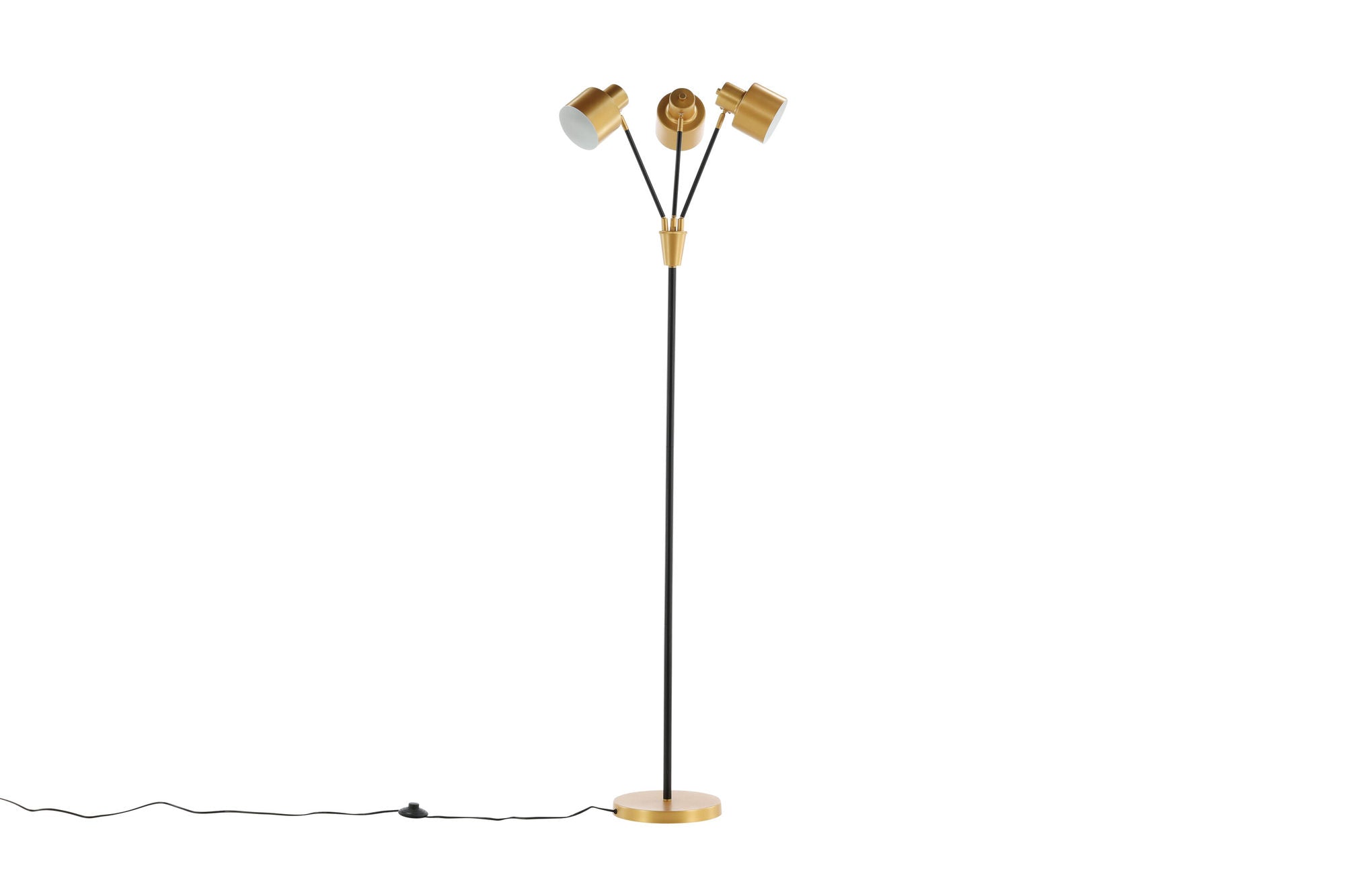 Venture Home Vifta -Floor lampe - Black/Brass