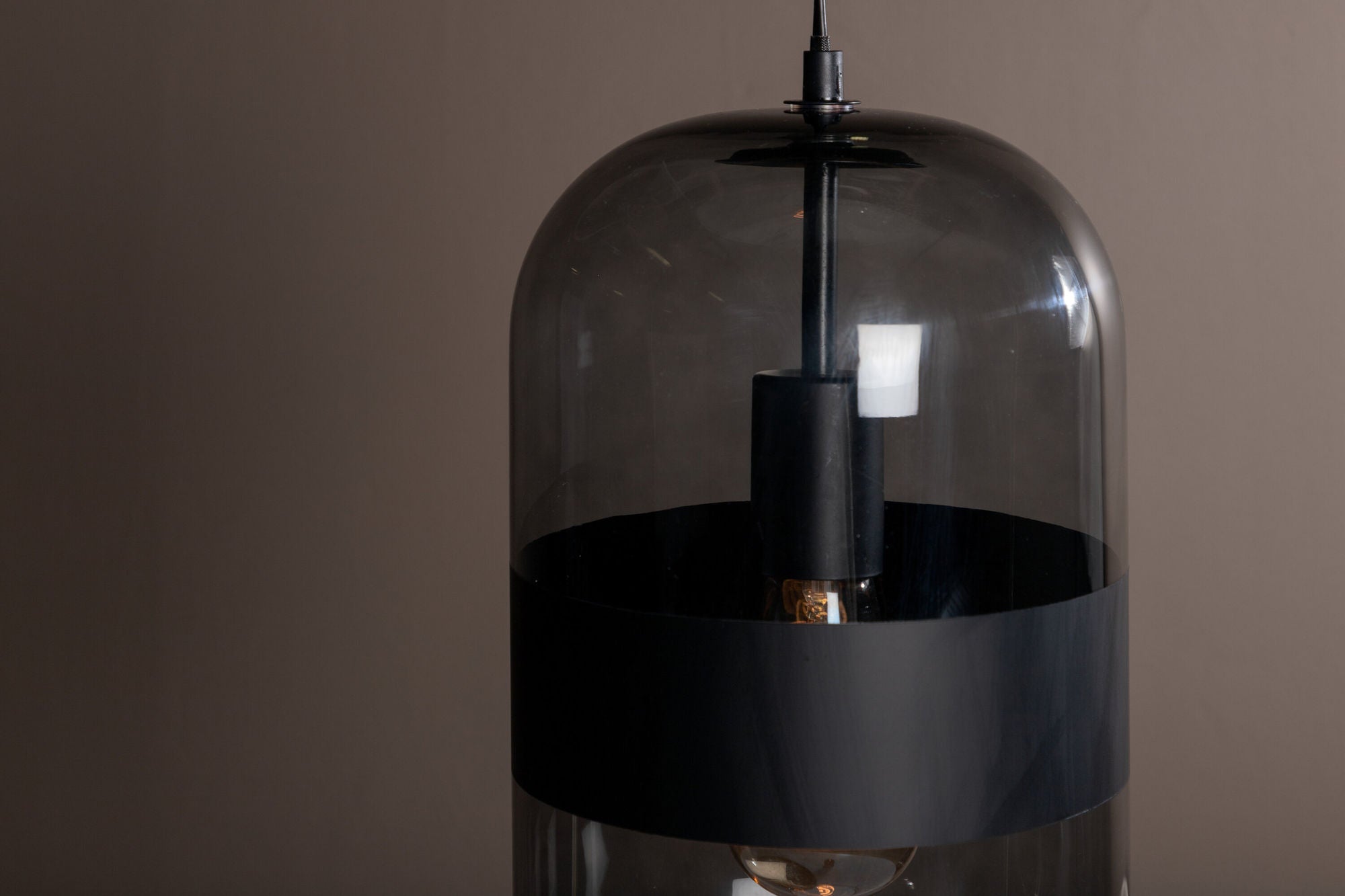 Venture Home Dropp -Pendant - Black / Smokey black Glass/As quotation