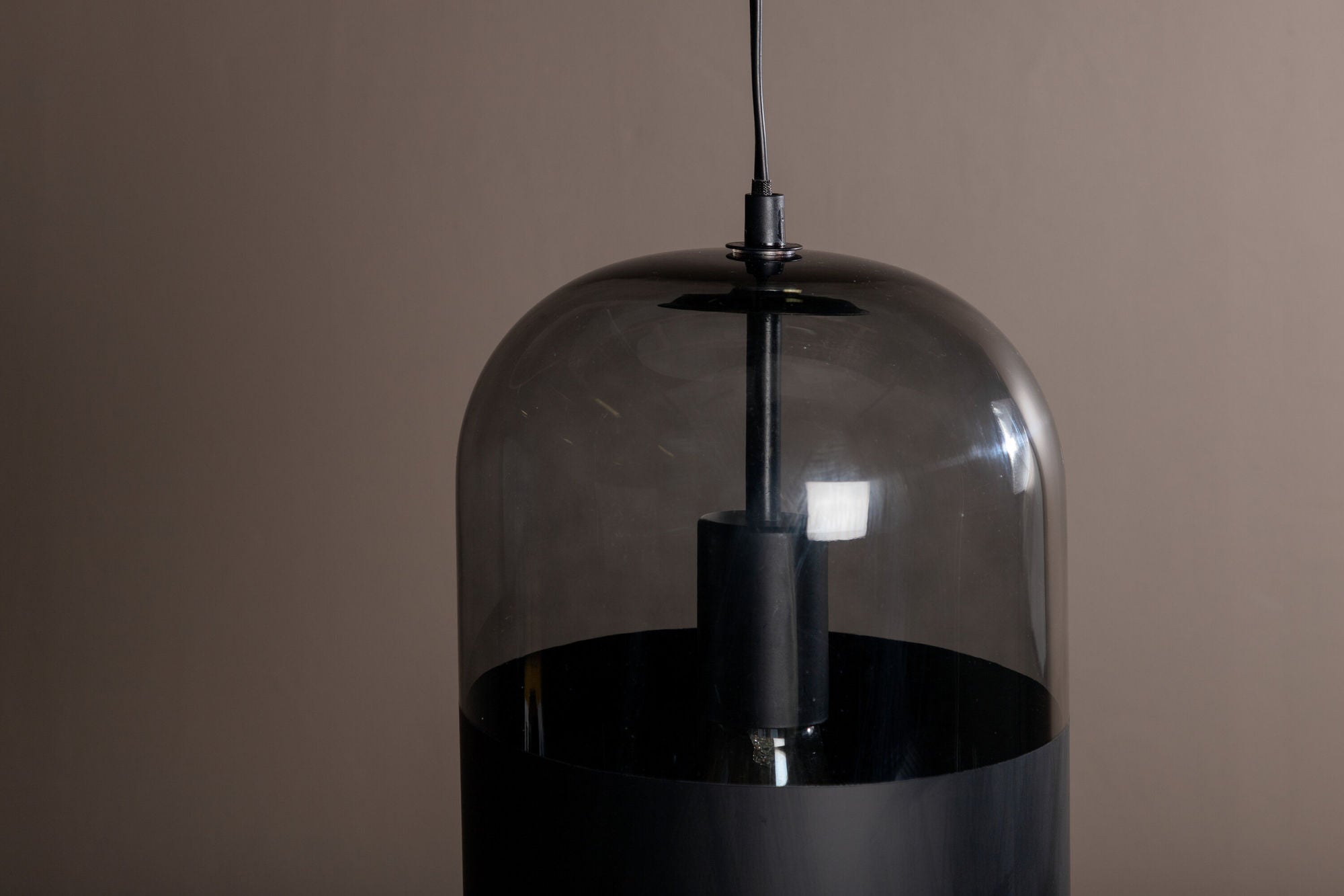 Venture Home Dropp -Pendant - Black / Smokey black Glass/As quotation