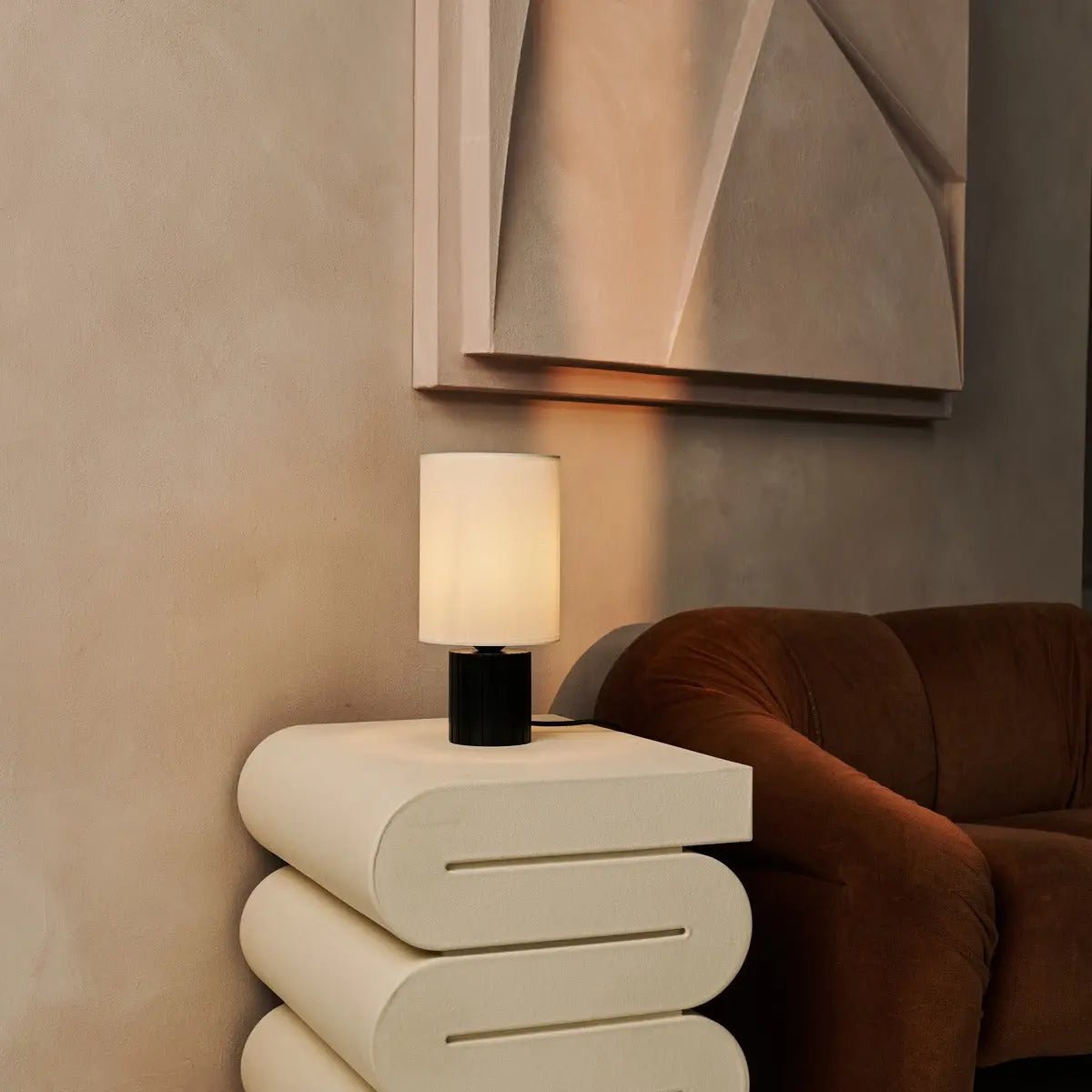 Kiko sort bordlampe
