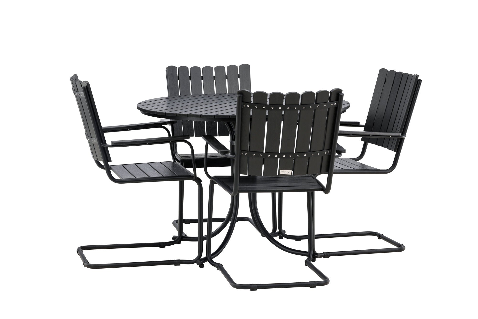 Venture Home Holmsund Dining set Black/Black