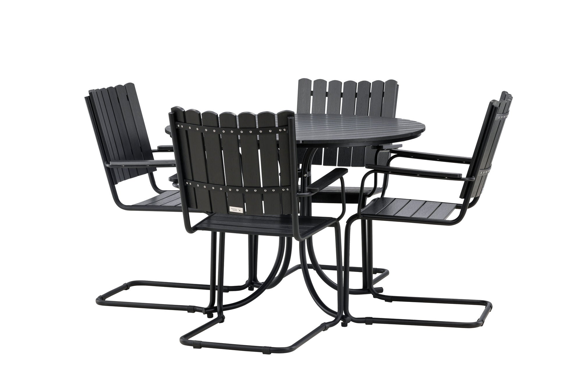 Venture Home Holmsund Dining set Black/Black