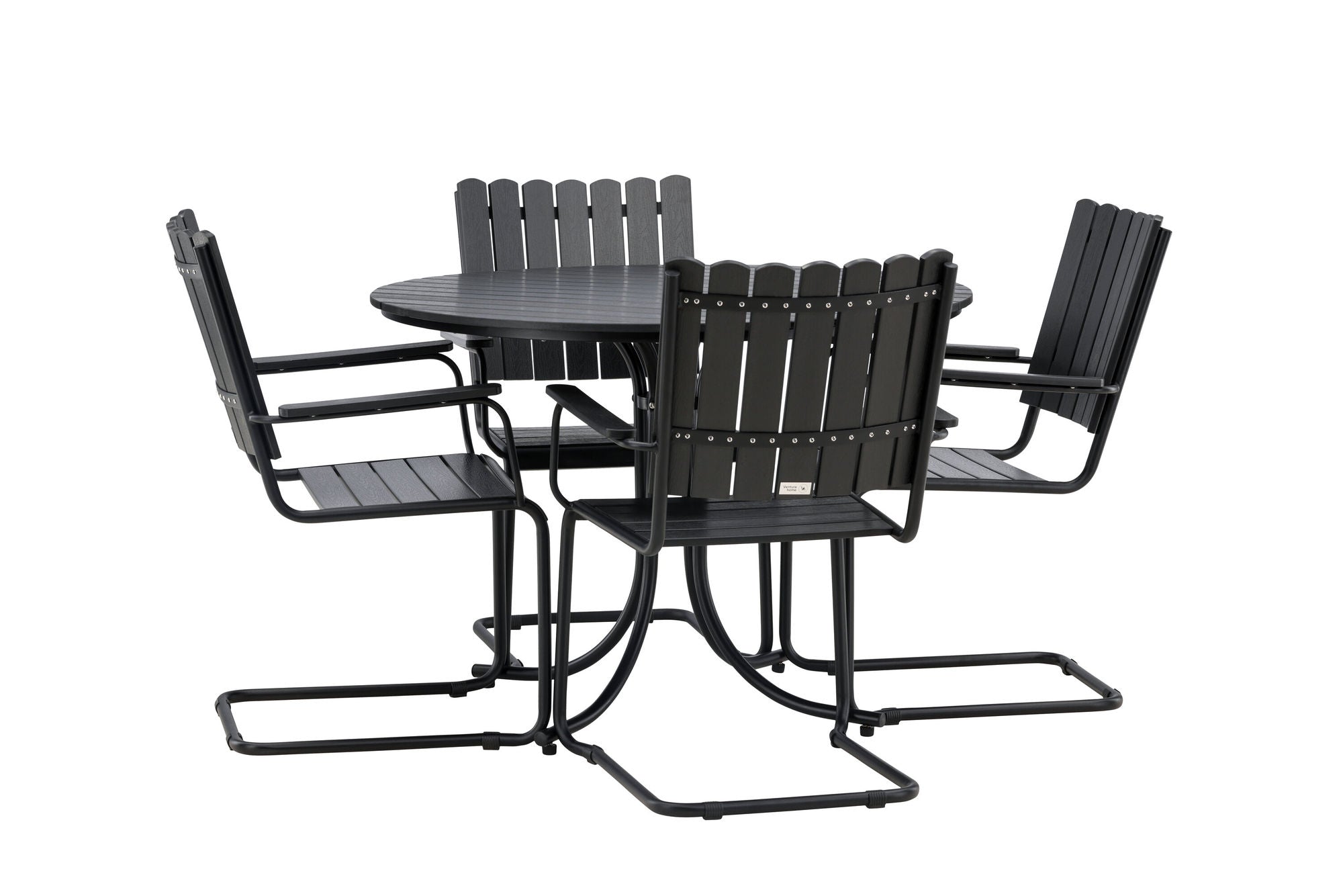 Venture Home Holmsund Dining set Black/Black
