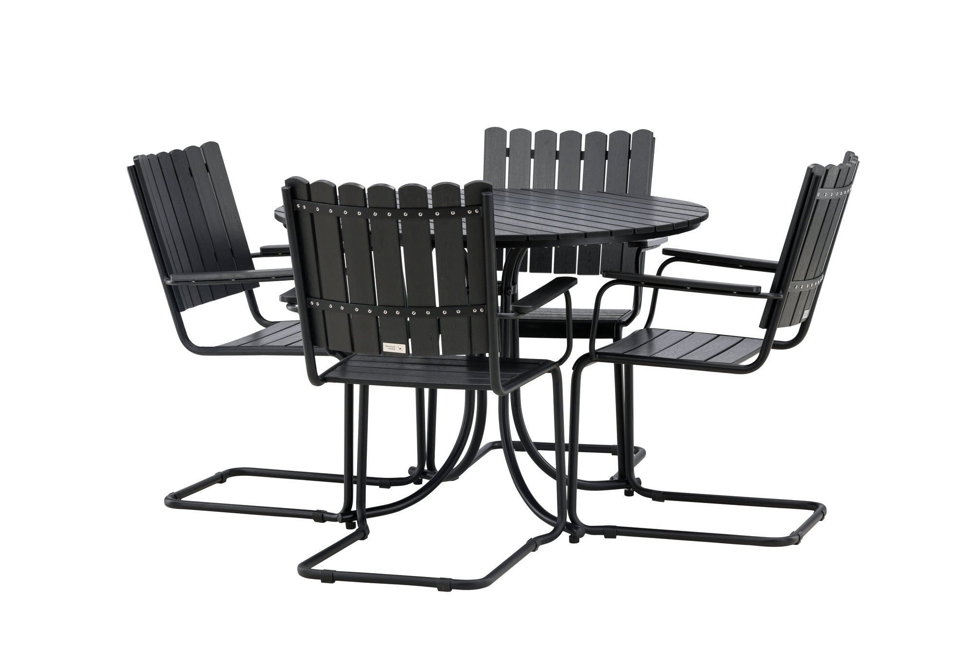 Venture Home Holmsund Dining set Black/Black