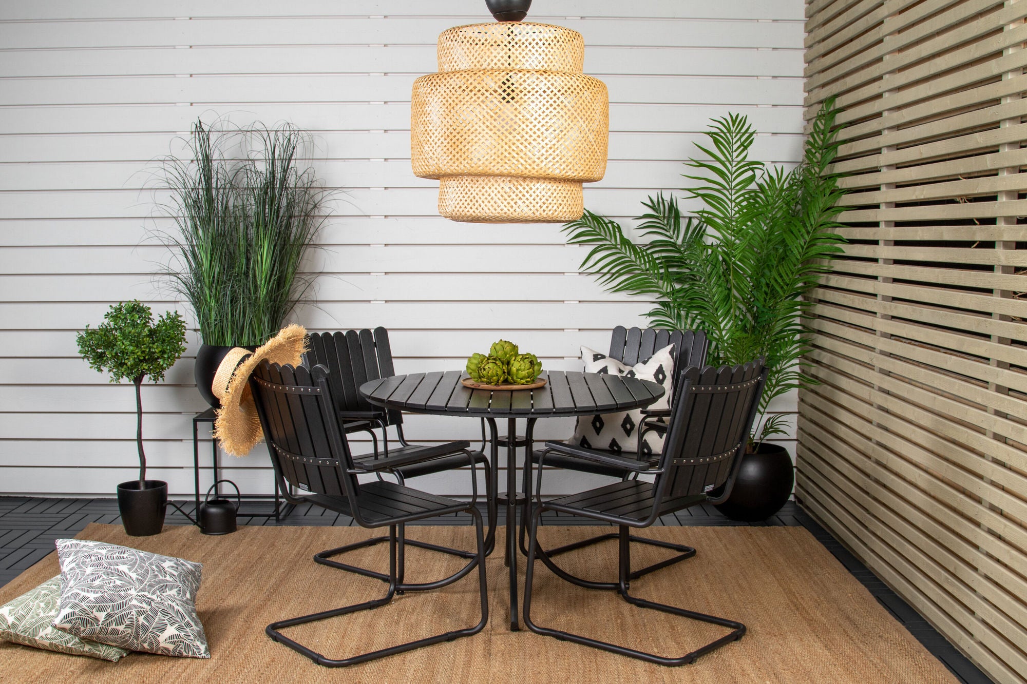Venture Home Holmsund Dining set Black/Black