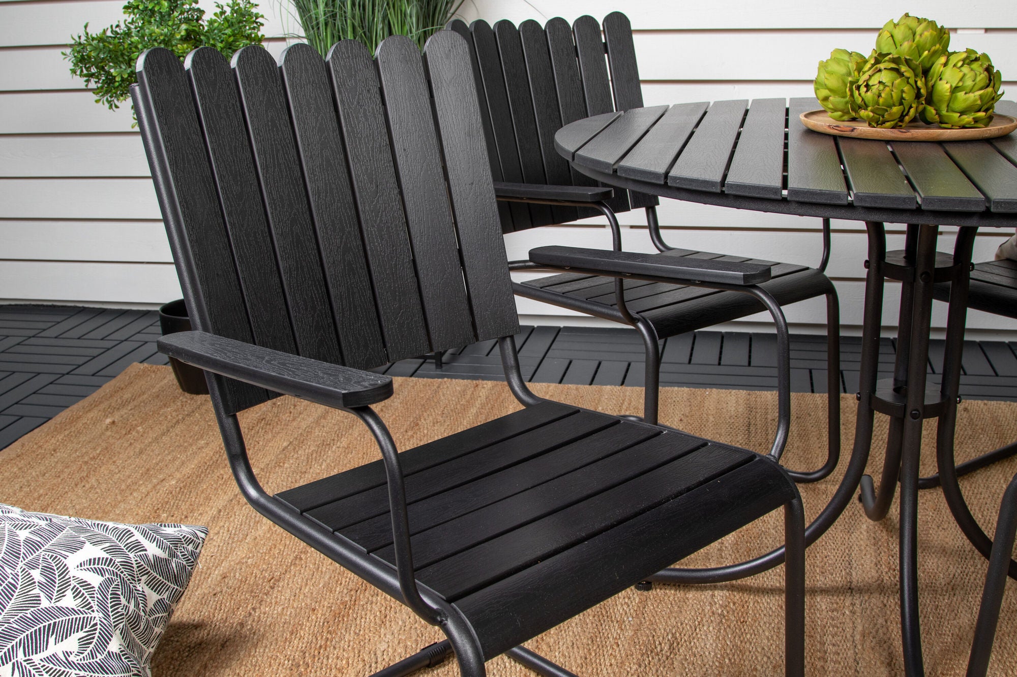 Venture Home Holmsund Dining set Black/Black