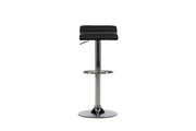 Venture Home Jonna Bar stol 2-pack - Chromed Steel / Black Fabric