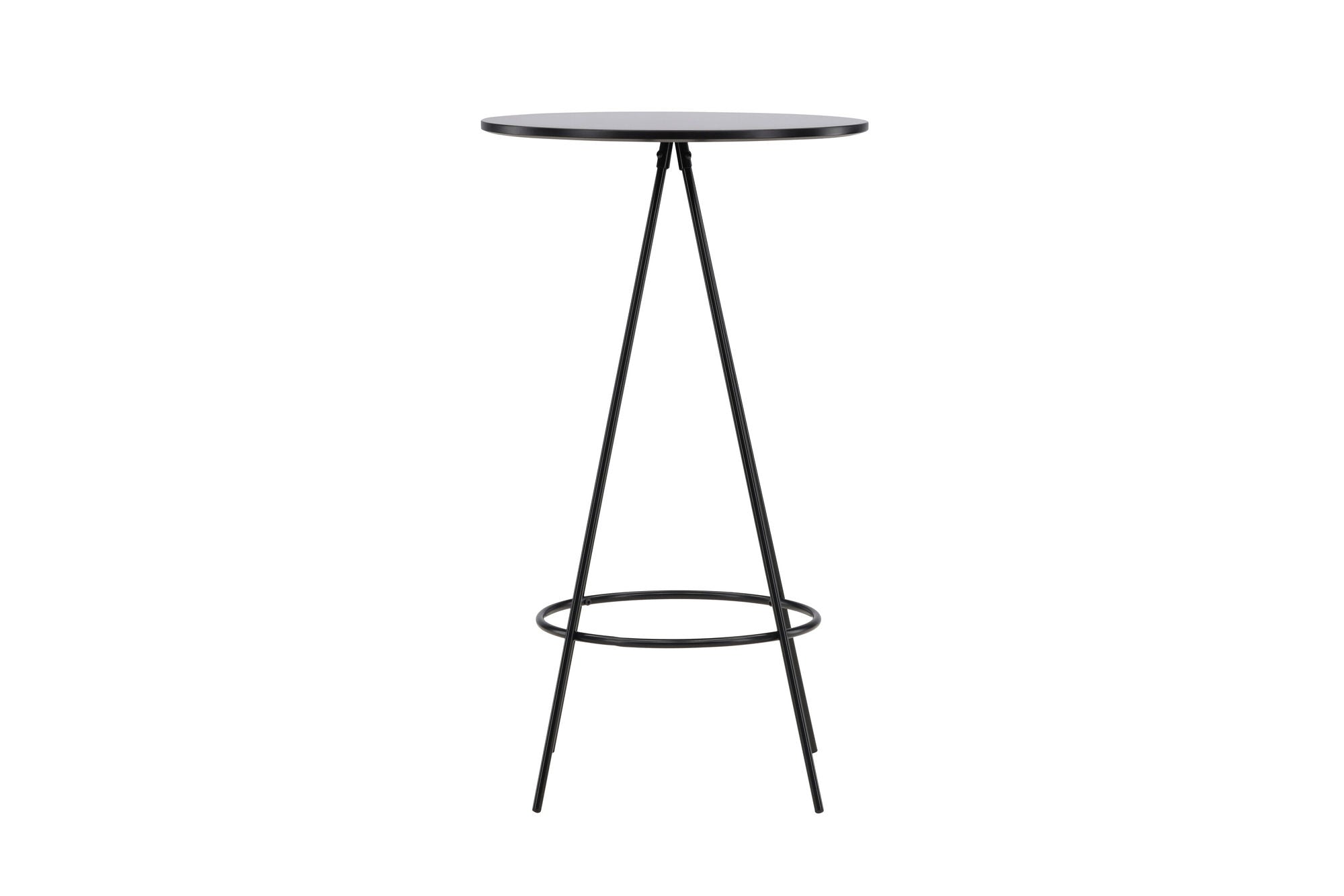 Venture Home Bistro Bar bord φ60 - Black / MDF with veneer
