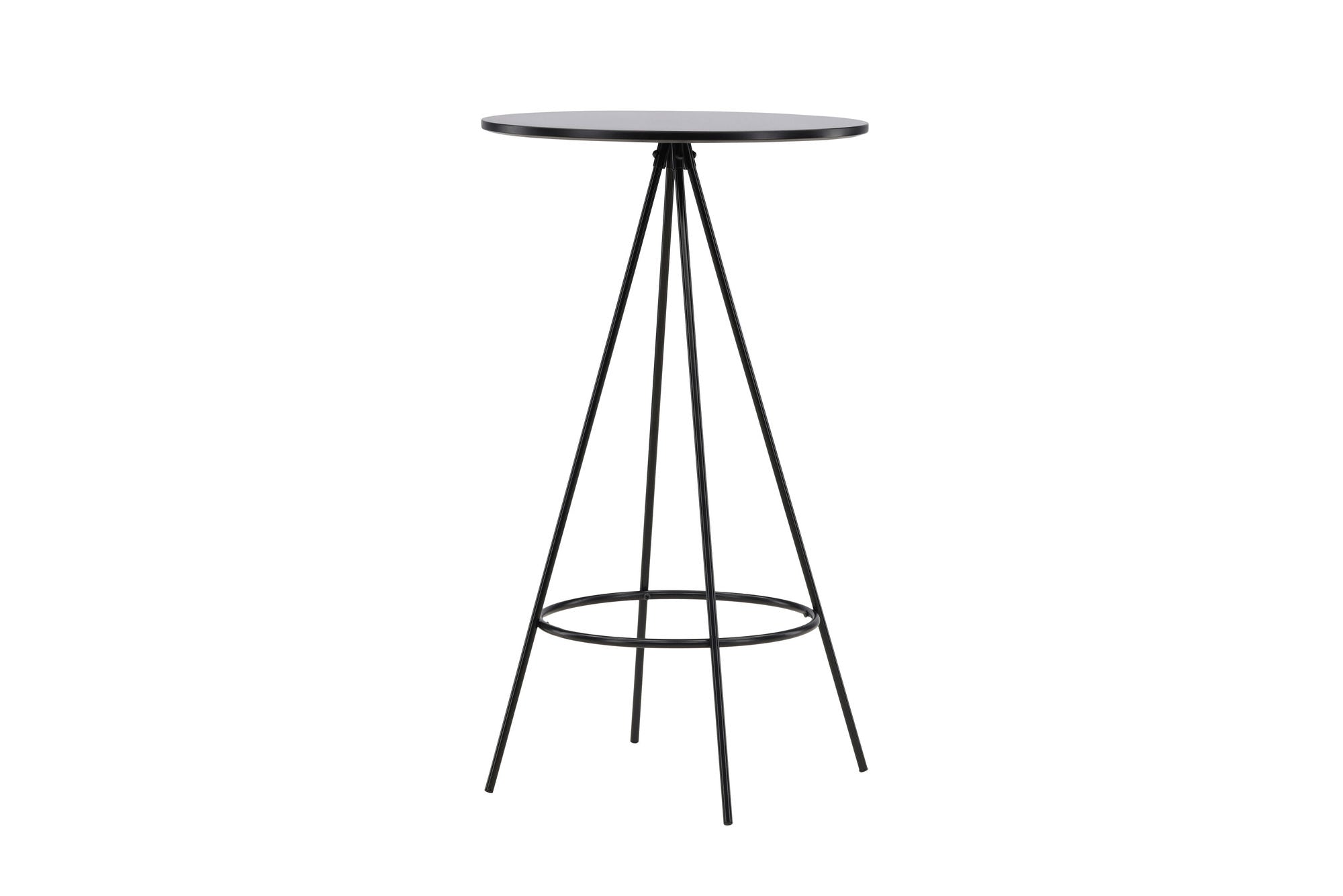 Venture Home Bistro Bar bord φ60 - Black / MDF with veneer