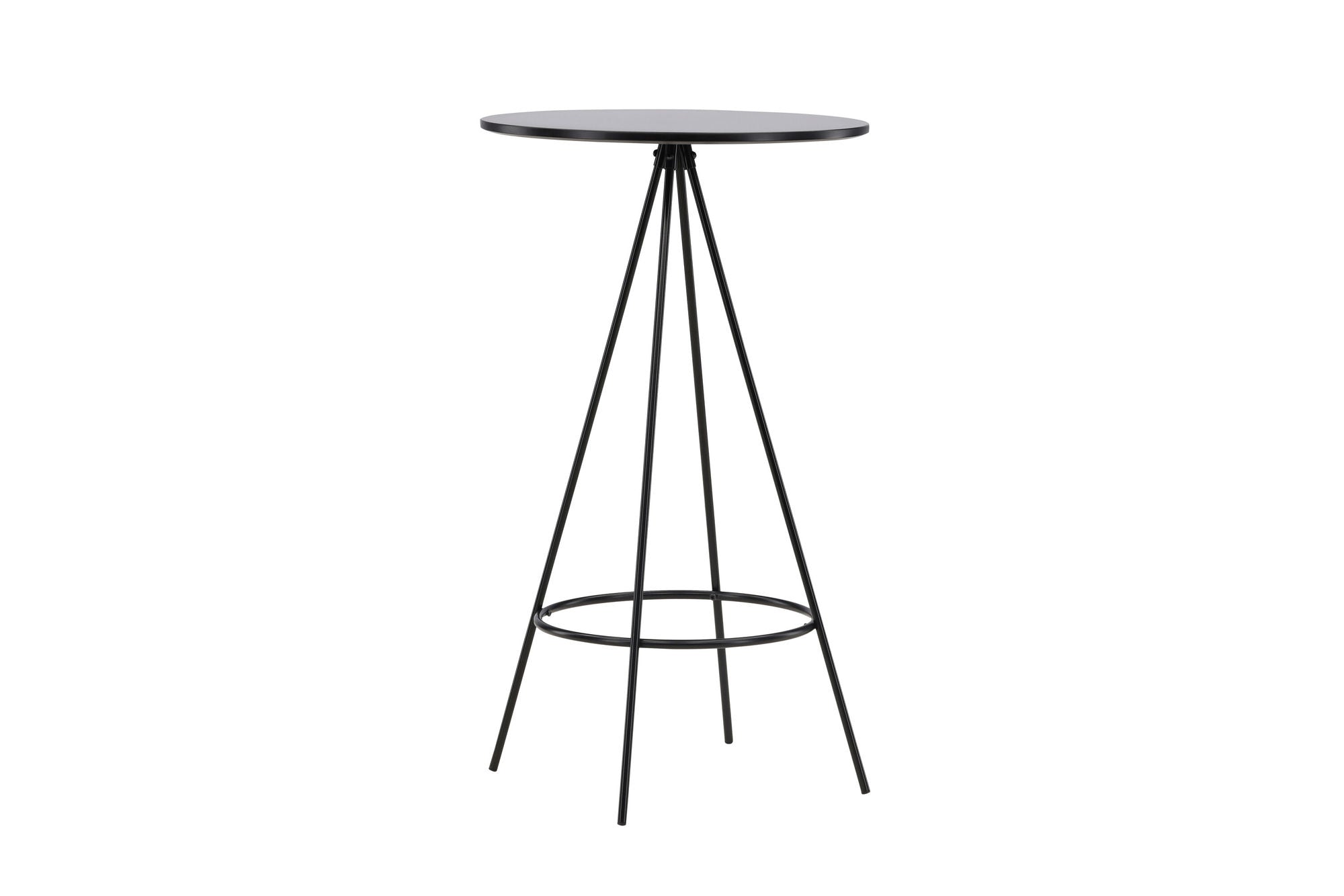 Venture Home Bistro Bar bord φ60 - Black / MDF with veneer
