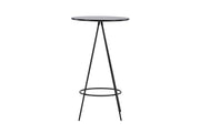 Venture Home Bistro Bar bord φ60 - Black / MDF with veneer
