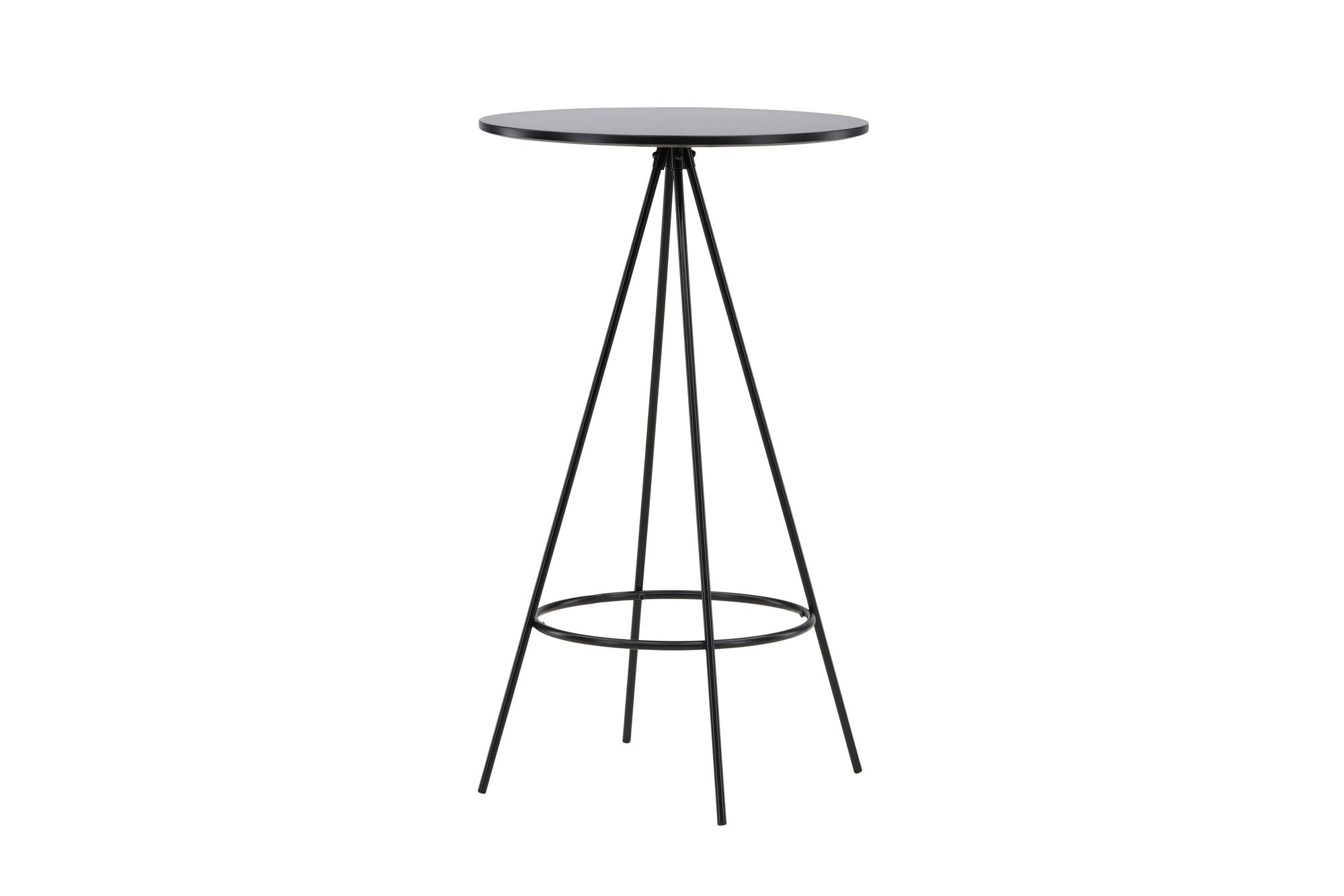 Venture Home Bistro Bar bord φ60 - Black / MDF with veneer