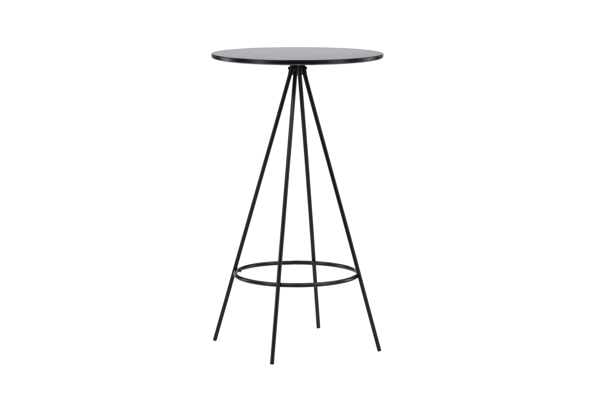 Venture Home Bistro Bar bord φ60 - Black / MDF with veneer