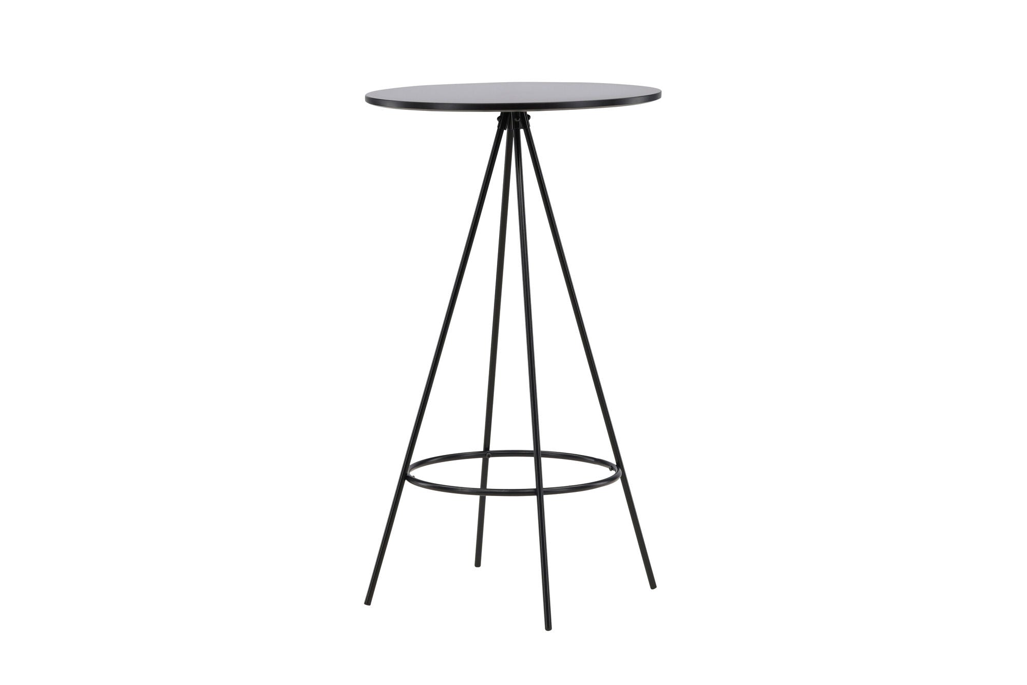 Venture Home Bistro Bar bord φ60 - Black / MDF with veneer